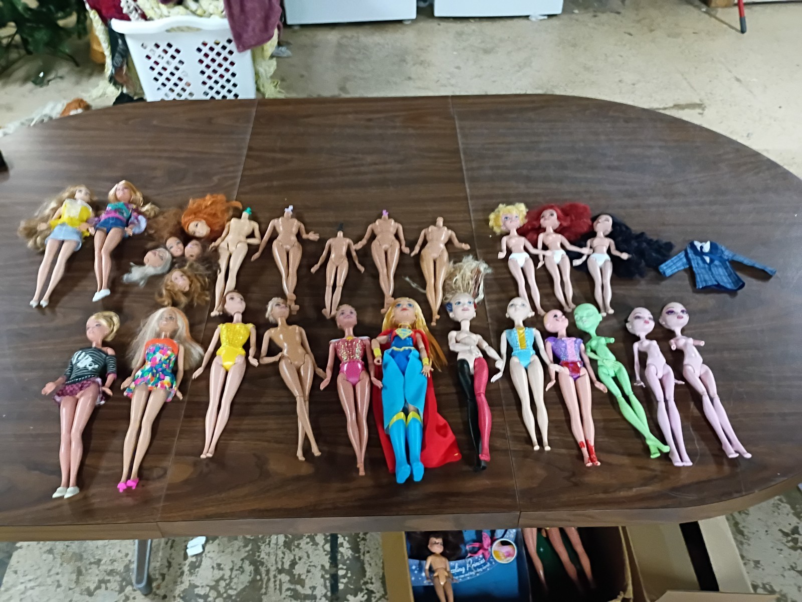 Miscellaneous Used Doll Lot + Doll Bases for Customization Or OOAK