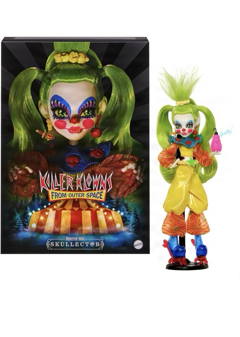 Monster High Skullector Shorty Doll Killer Klowns From Outer Space