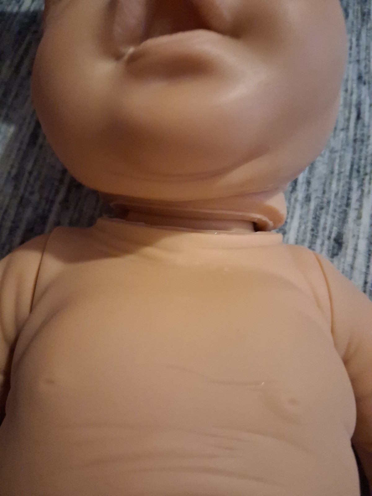 Vintage Jesmar Anatomically Correct Newborn Baby Girl Doll 19.5″ Made In Spain