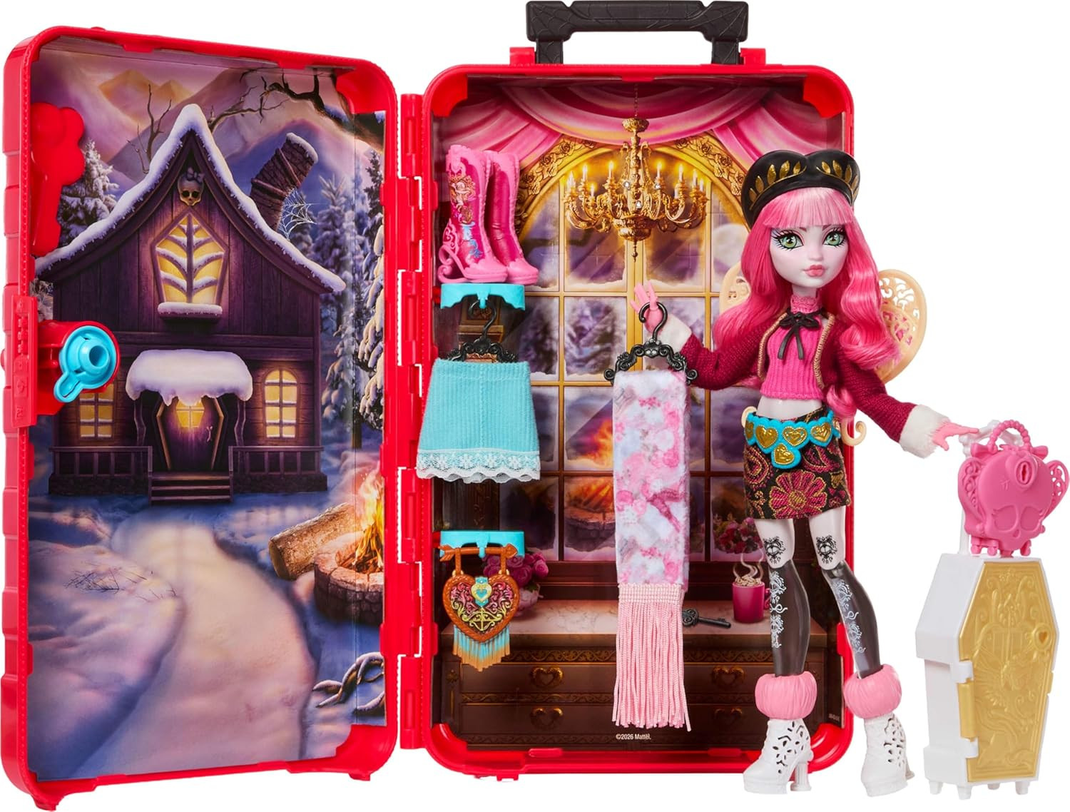 Monster High Skulltimate Secrets Cupid Asteria Destination Cabin Slay-Cation New