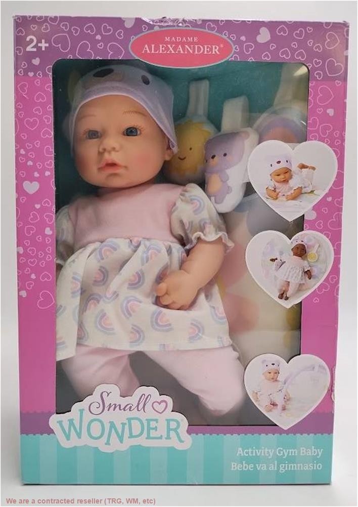 Madame Alexander 14” Small Wonder Light Skin Tone Doll Activity Gym SEE DETAILS