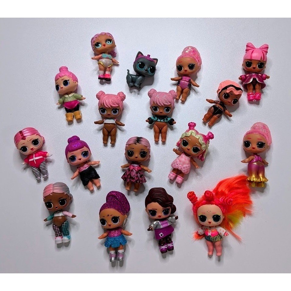 Doll Lot L.O.L. Surprise! Pink Glitter Series Collectible Figures