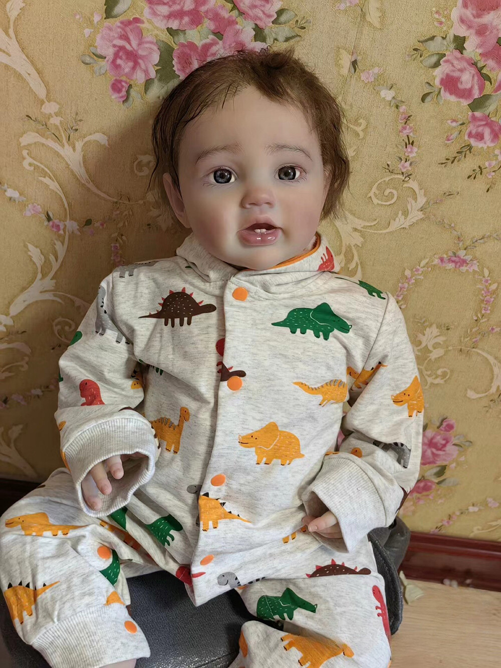 24Inch Artist Painted Reborn Baby Doll Newborn Boy Girl Hand-Rooted Mohair GIFT