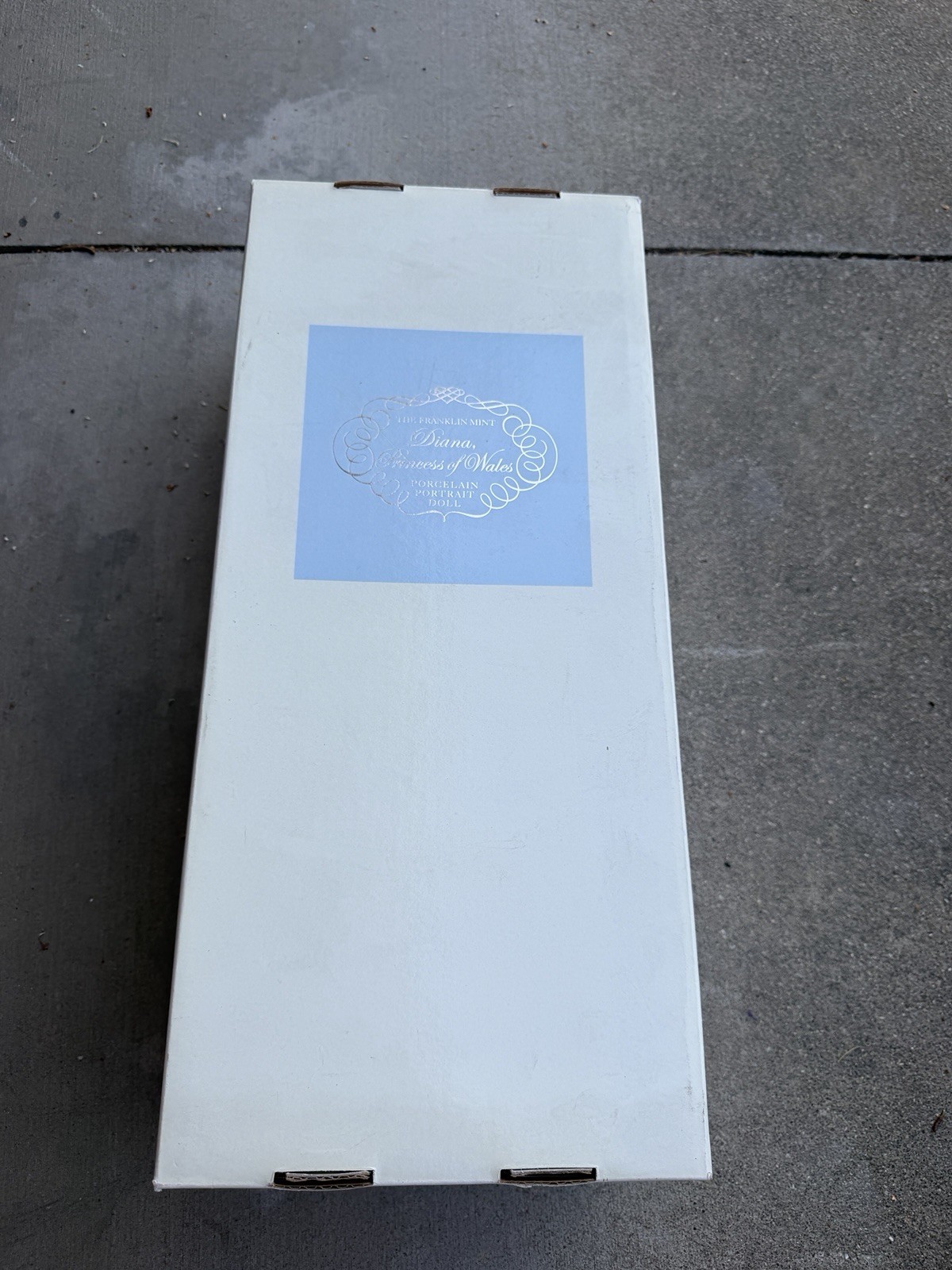 Franklin Mint Diana Princess of Wales Porcelain Doll in Original Opened Box