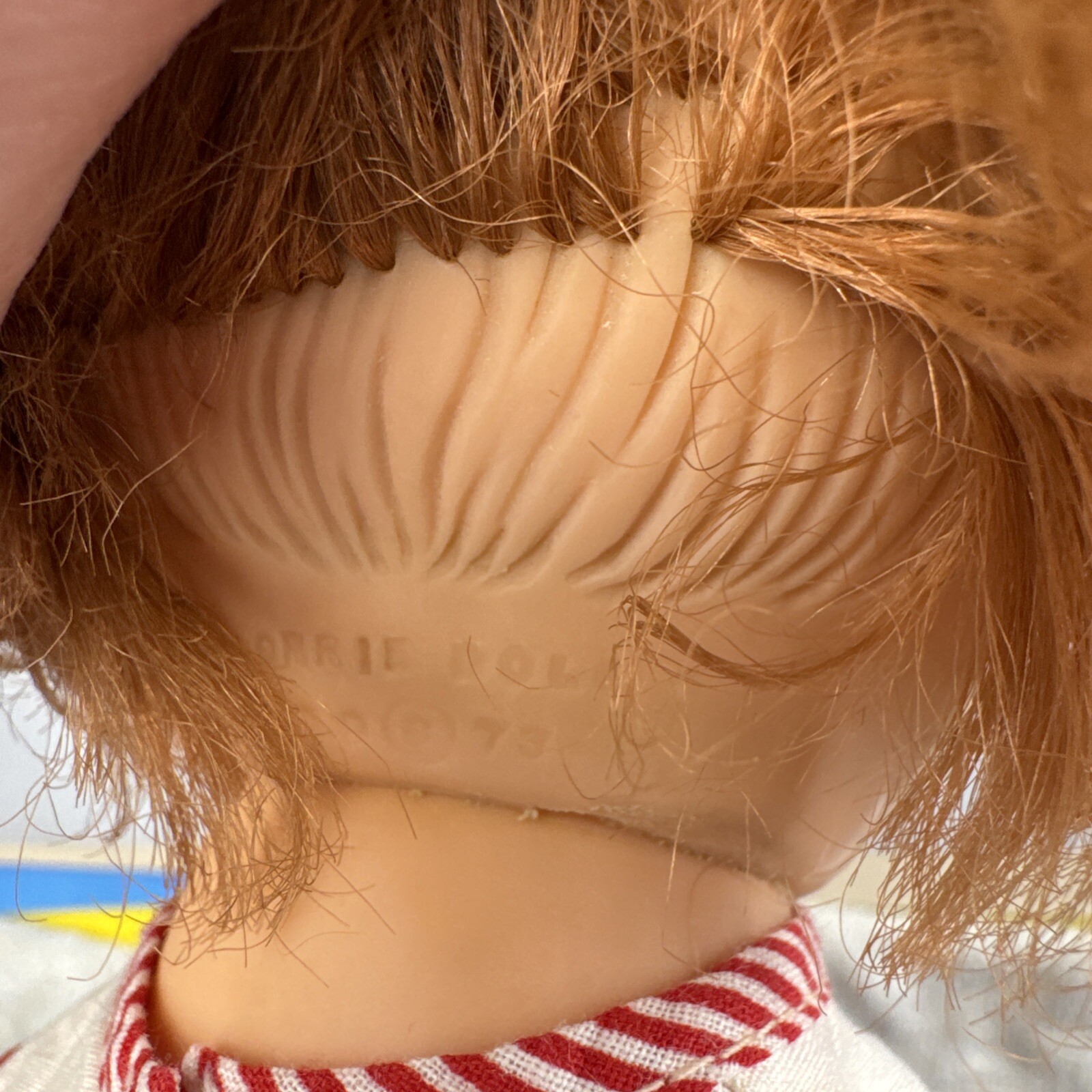 Lorrie 1973 Doll 13″ Blue painted Eyes red rooted Hair