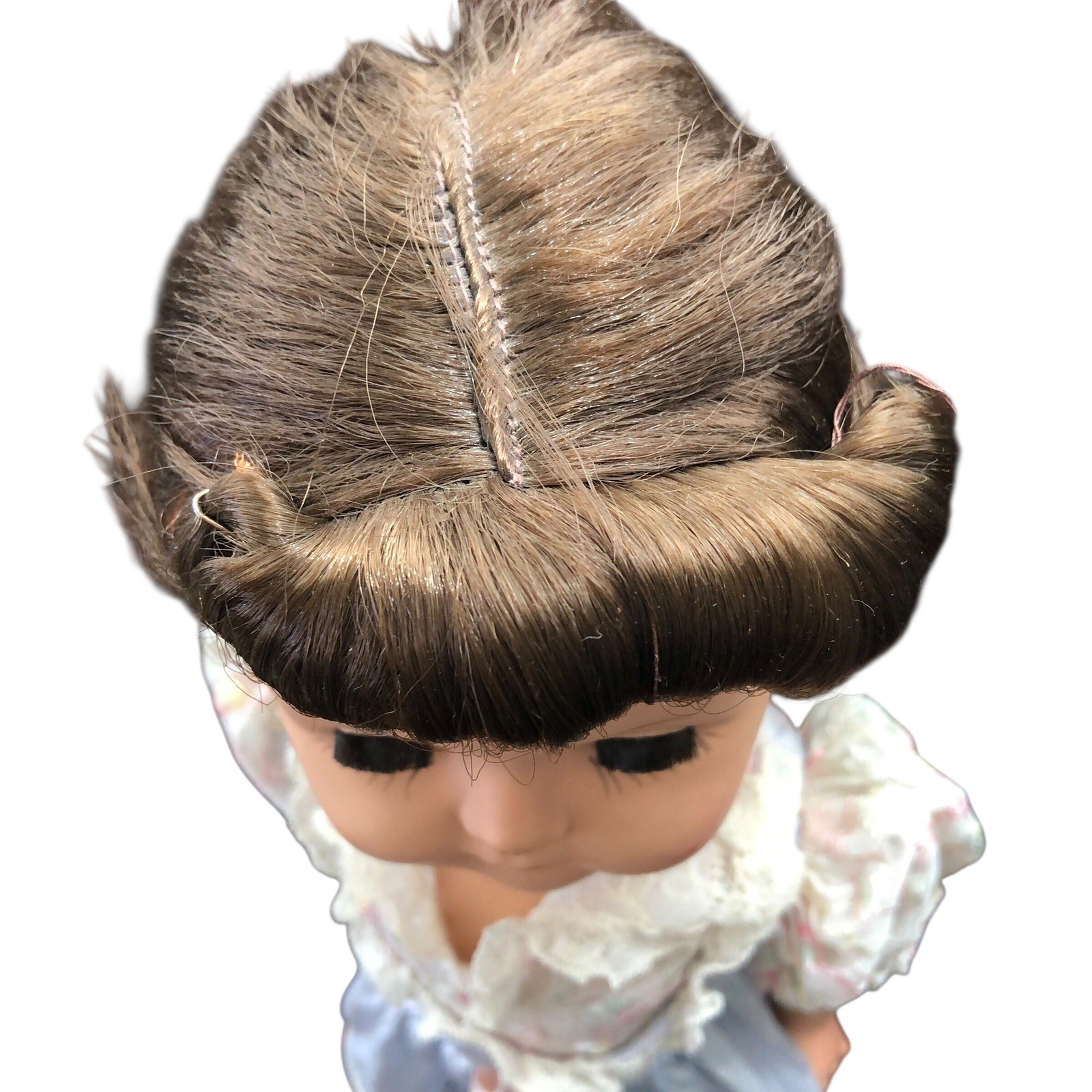 Vintage 20” Hard Plastic Walker Doll Sleepy Eyes Open Mouth Teeth Marked 210