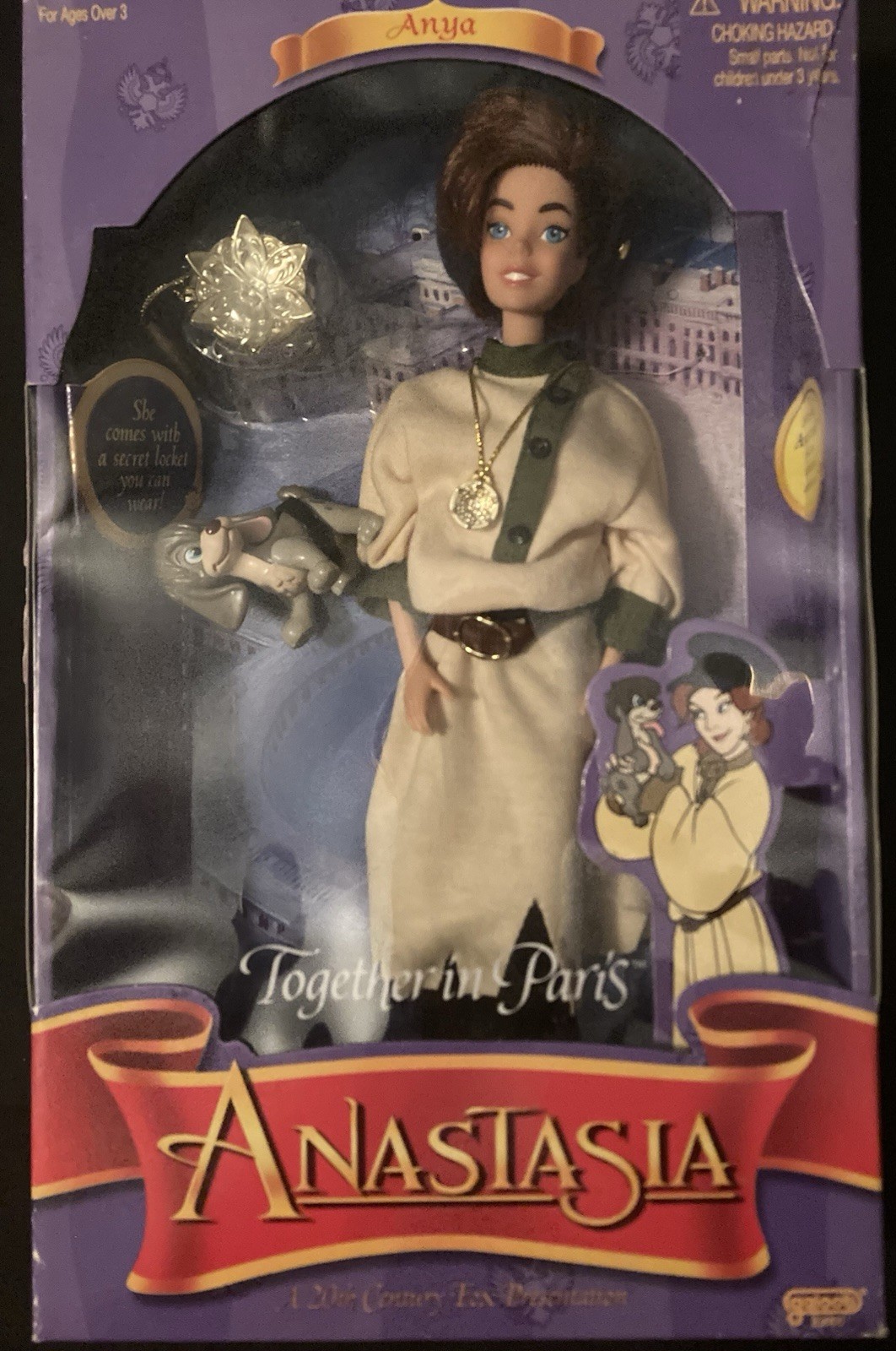 Galoob Anastasia Together in Paris Anya Doll, 1997 MPN 23000