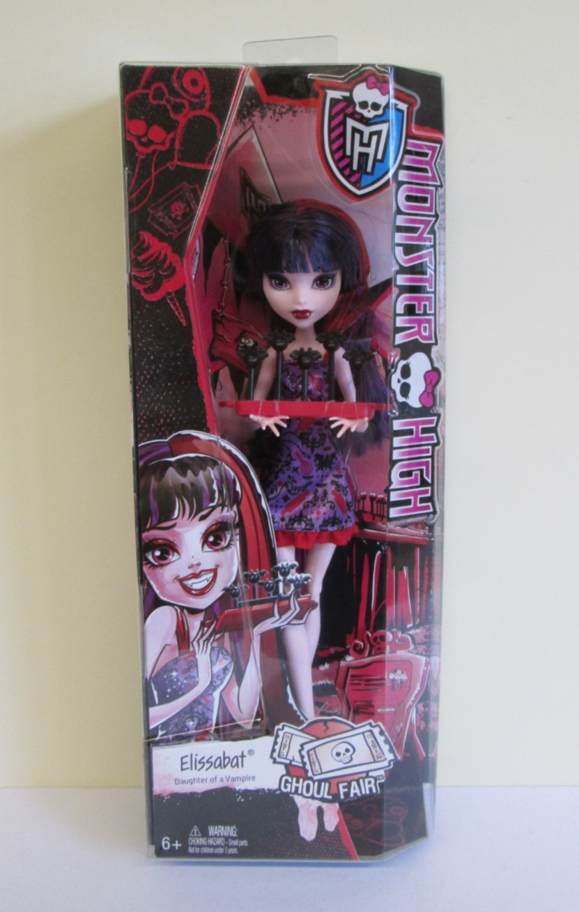 Monster High Ghoul Fair Elissabat Doll 2014 BNIB
