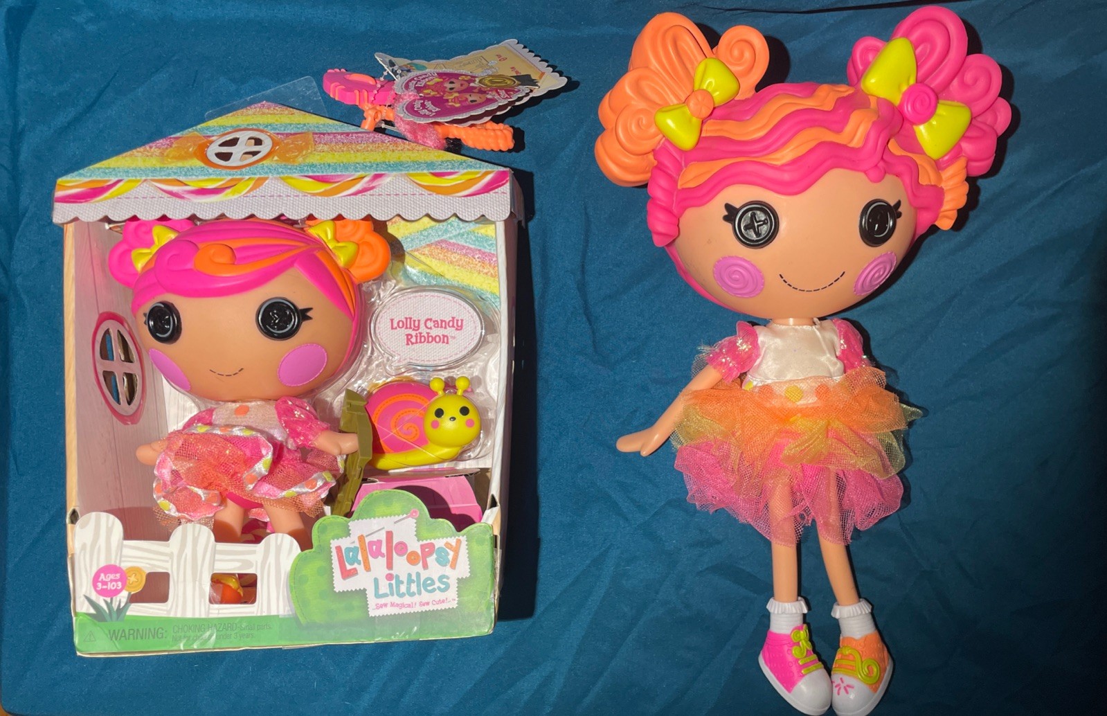 Lalaloopsy Littles Lolly Candy Ribbon Doll 10th Anniversary 2021 & Big Sister