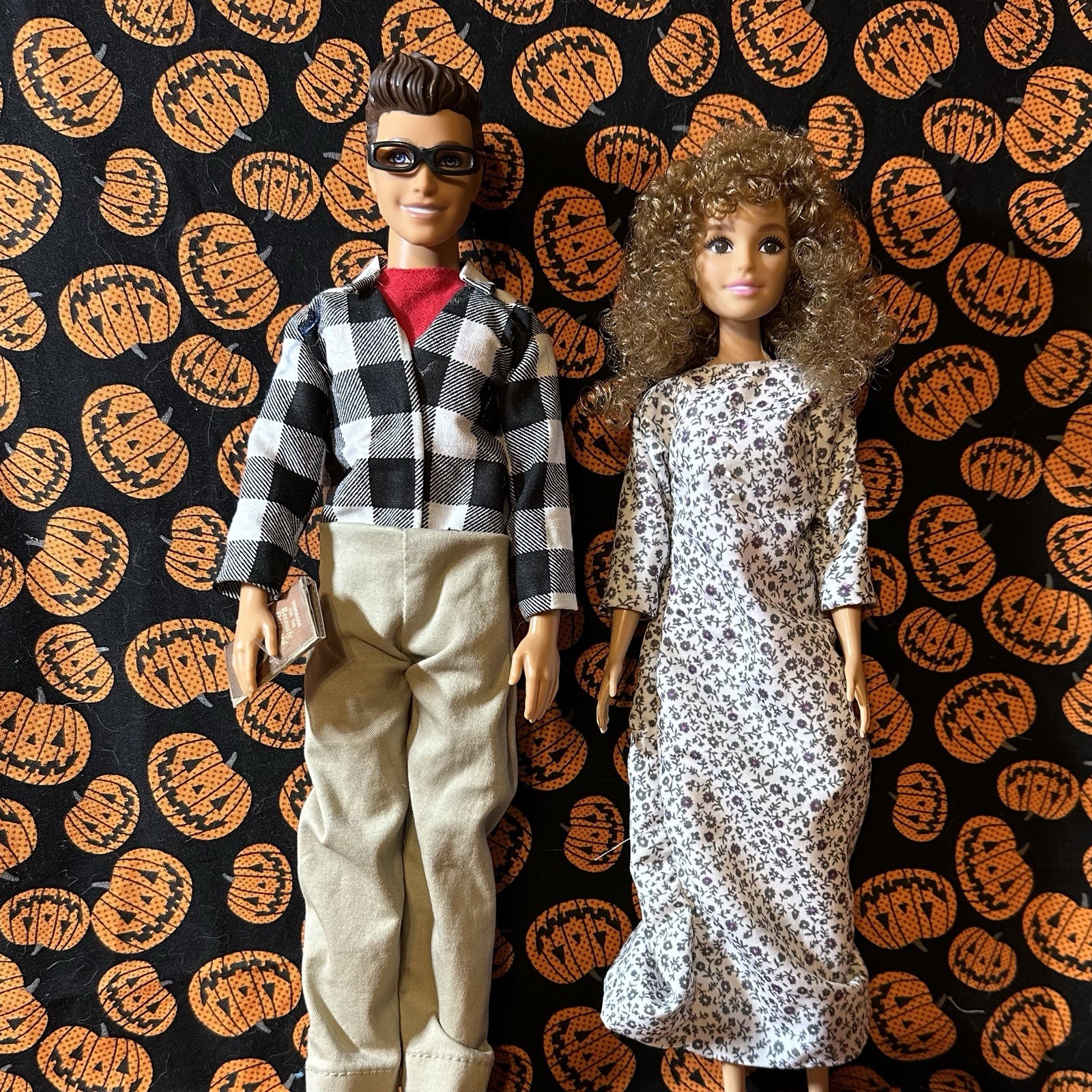 Adam & Barbara Maitland Set Of 2 CUSTOM HORROR DOLLS OOAK Beetlejuice