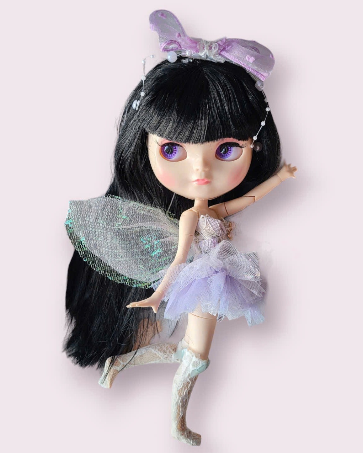 Custom-base Blythe Nude Doll from Factory 1/6 BJD 12” Joint Body Various Hair