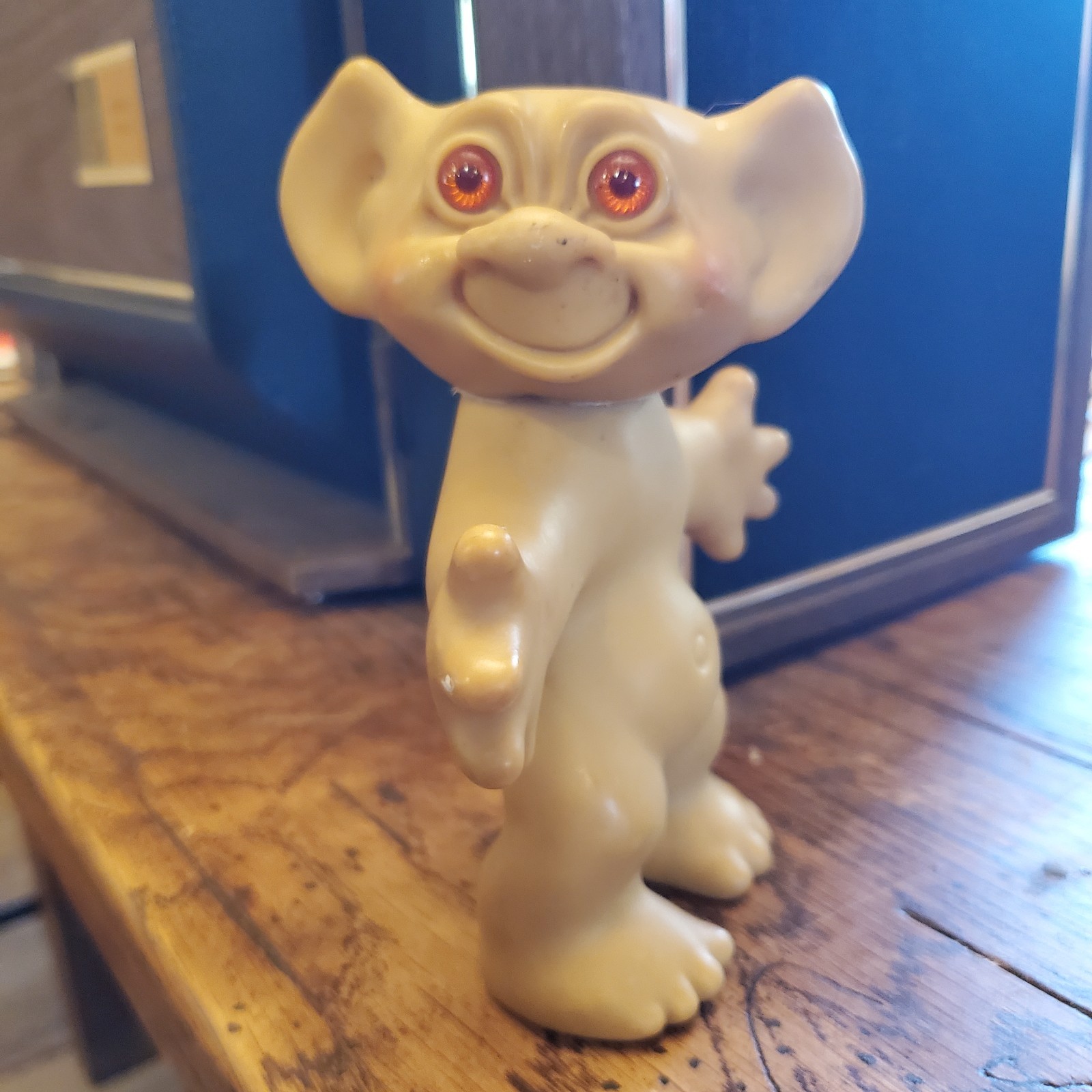 1960s ~ EEGEE TROLL ~ TLC condition ~ Swivel Head~ 6″ Tall ~ ?‍? Bald