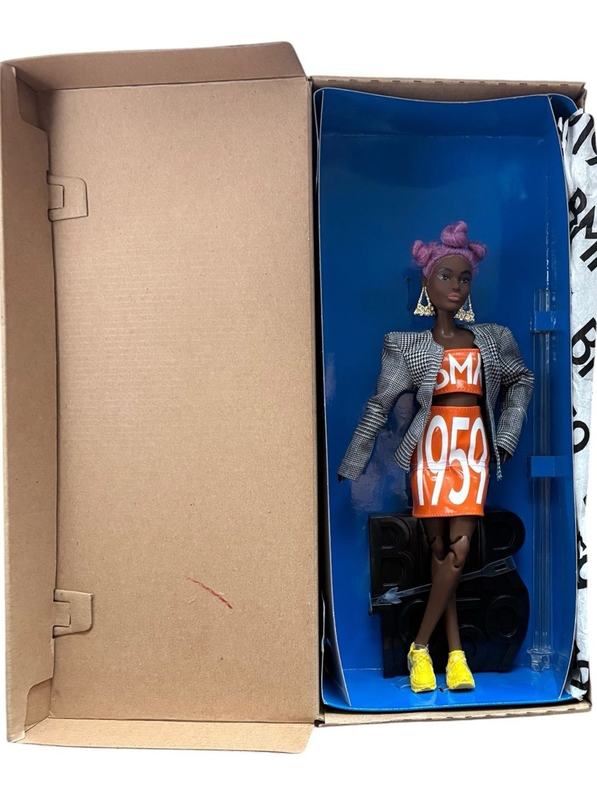 NEW in Box Barbie BMR 1959 Doll br Claudette Sculpt GNC46