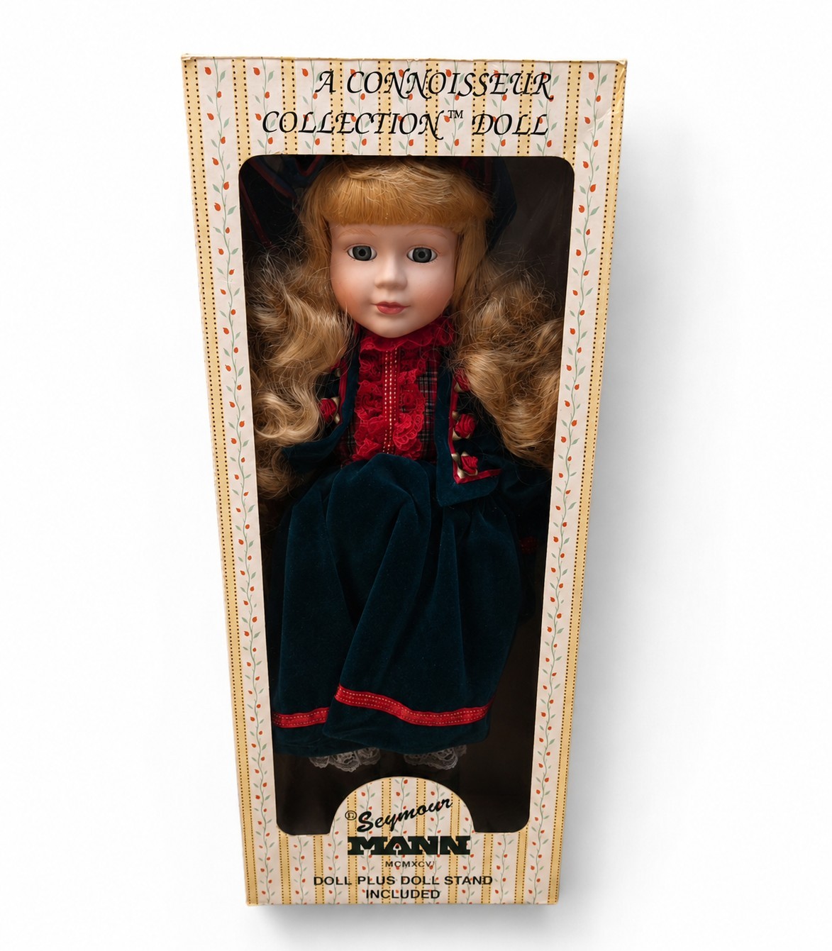 Seymour Mann Nancy Porcelain Doll Connoisseur Collection LE 7500 Box COA Stand