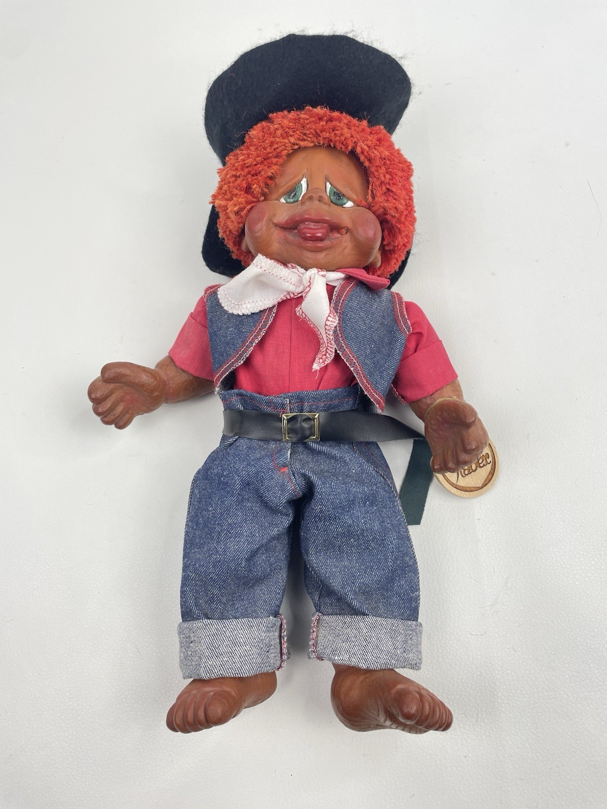 Naber Kids Baby JOLLI Doll – Boy w/ Western Outfit – Signed & #212 – 1995 – 14″