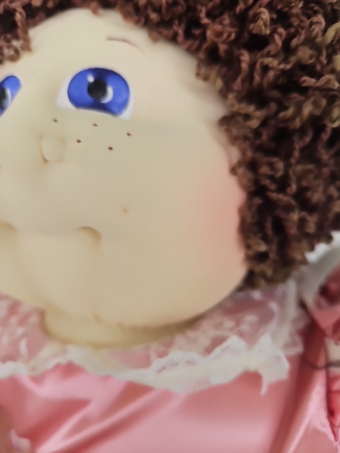 Cabbage Patch Doll 1991 Soft Sculpture Lavender Eyes Valentine’s CPA254/91- A3