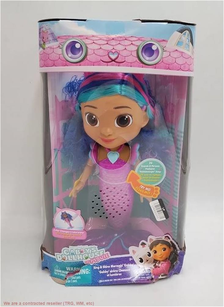 Gabby’s Dollhouse: The Movie, Sing & Shine Mermaid Gabby SEE DETAILS