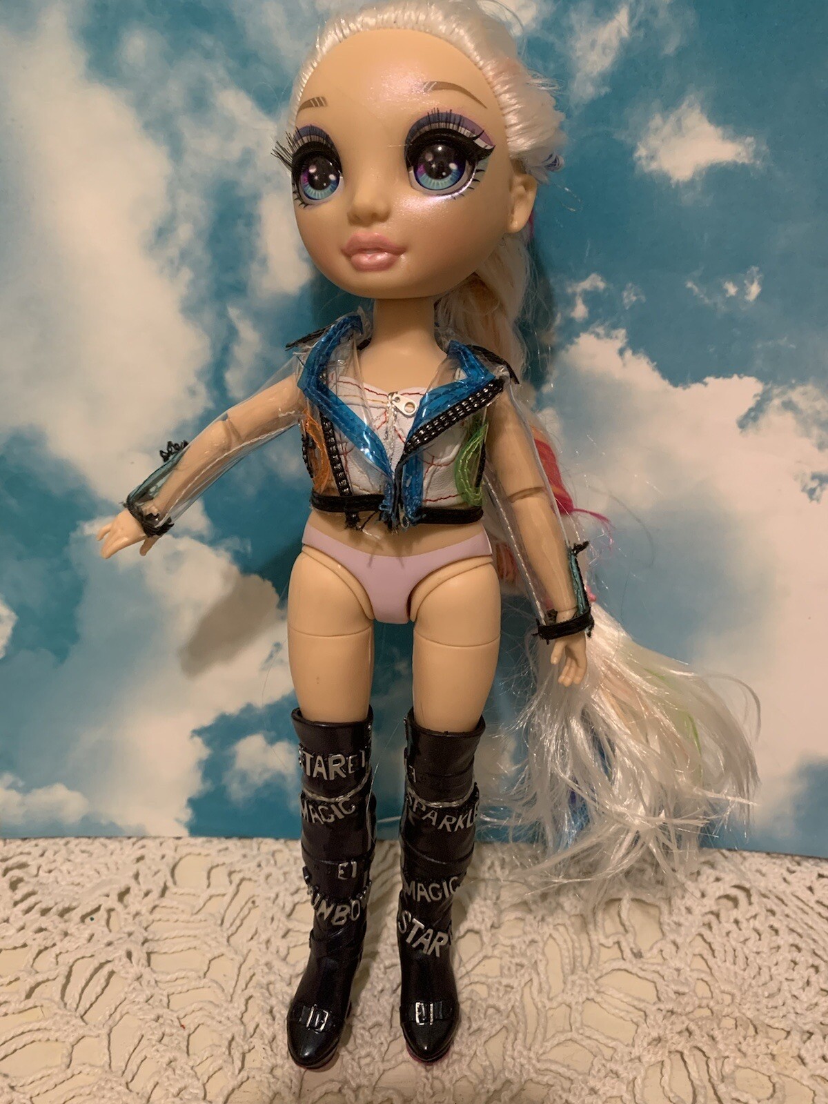 11” Rainbow High Fashion Doll Amaya Raine MGA 2019 big eyes toy glitter hair