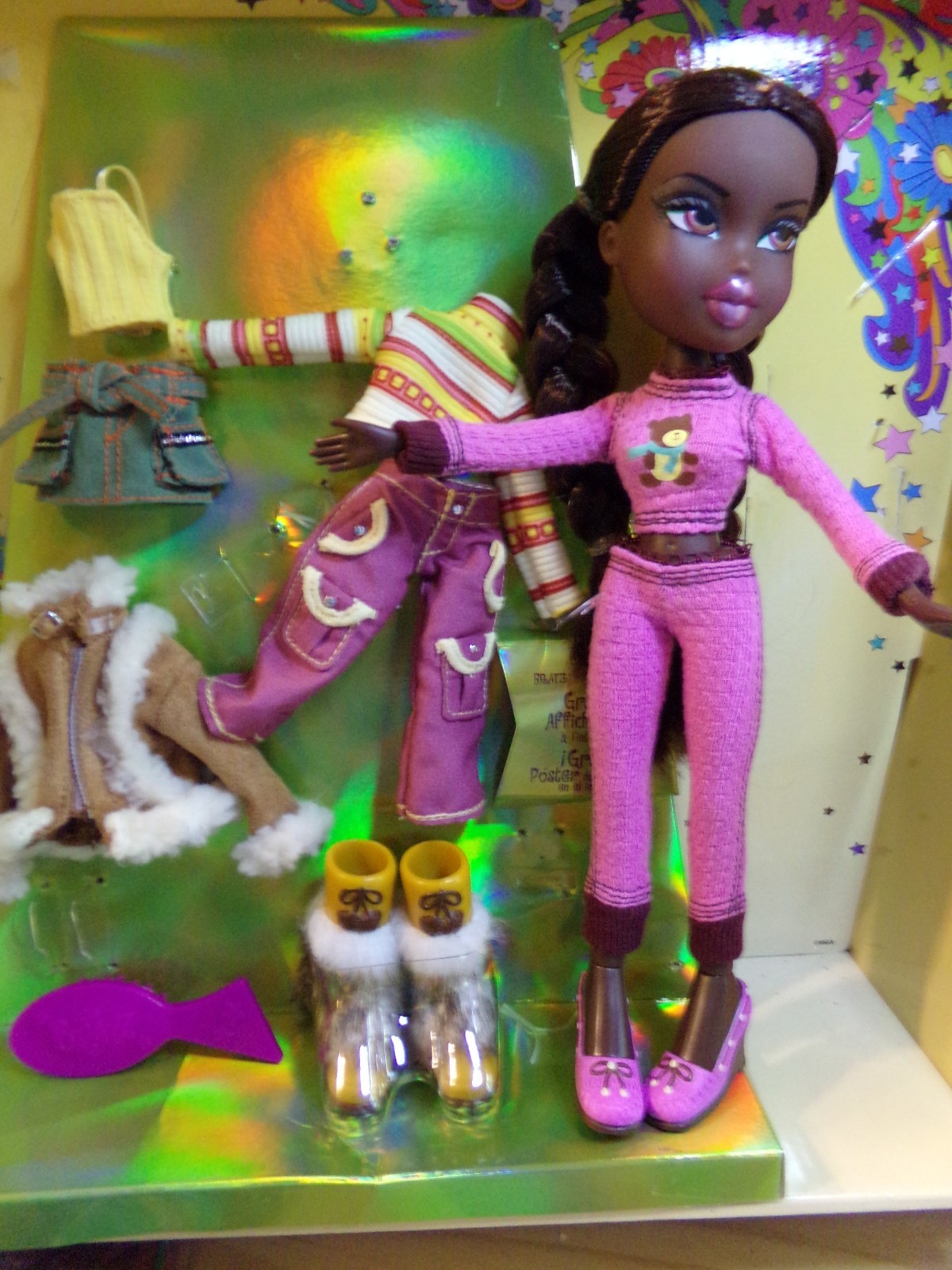 BRATZ 2023 COLLECTOR FELICIA CAMPFIRE WITH RARE PAJAMAS ONLY SET ON EBAY