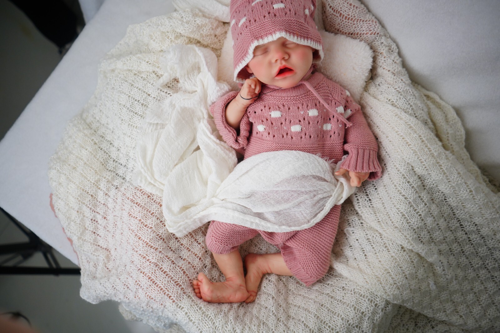 17.71” solid silicone doll silicone reborn doll silicone girl doll toys gifts