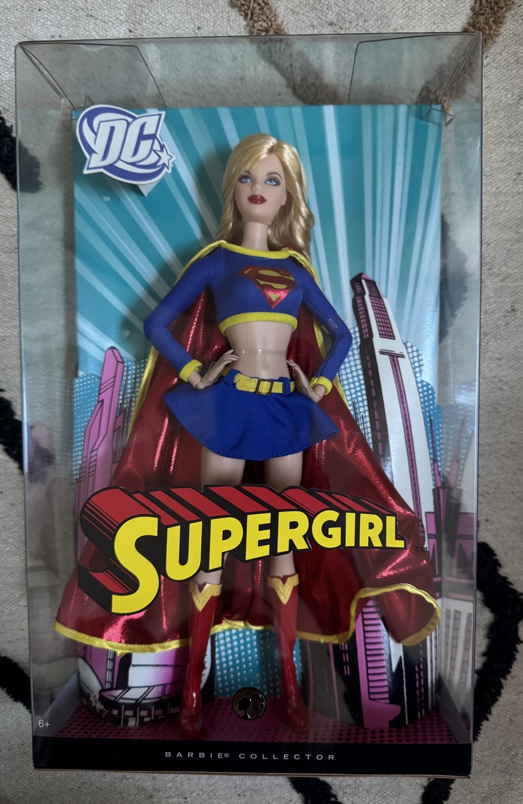 Mattel Barbie DC Comics Super Girl “Silver Label” MISB