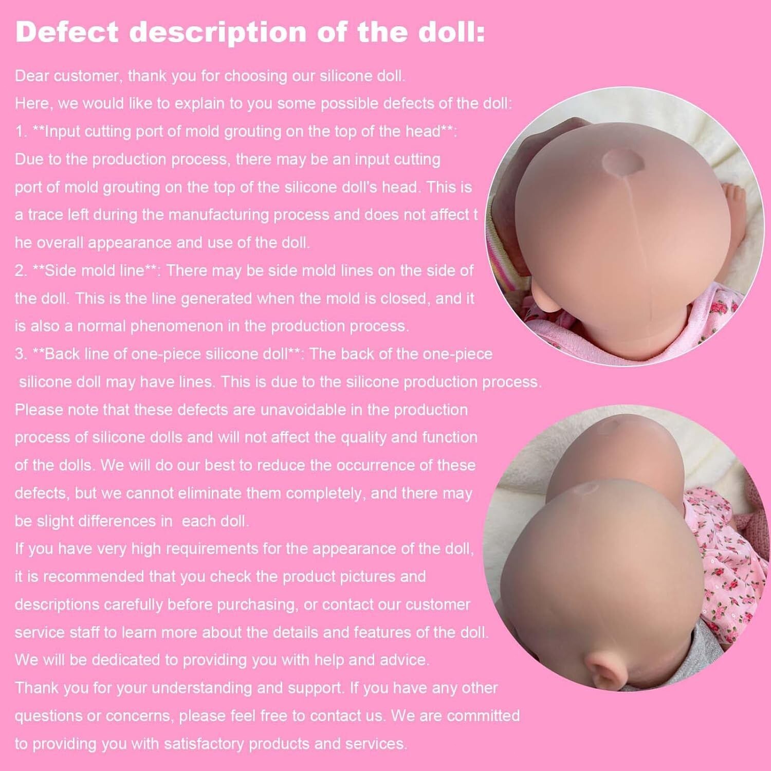 17.71” solid silicone doll silicone reborn doll silicone girl doll toys gifts