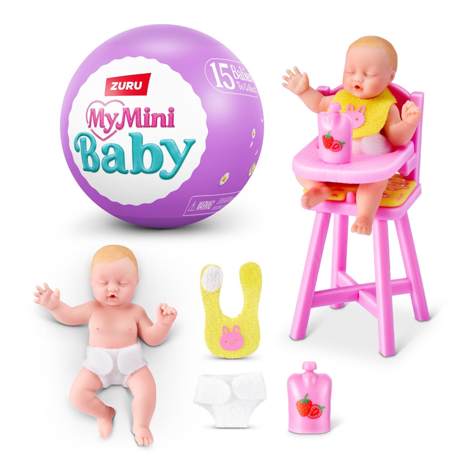 ZURU My Mini Baby Series 2 Bundles of Joy – 5 Surprise Miniature Baby Capsule