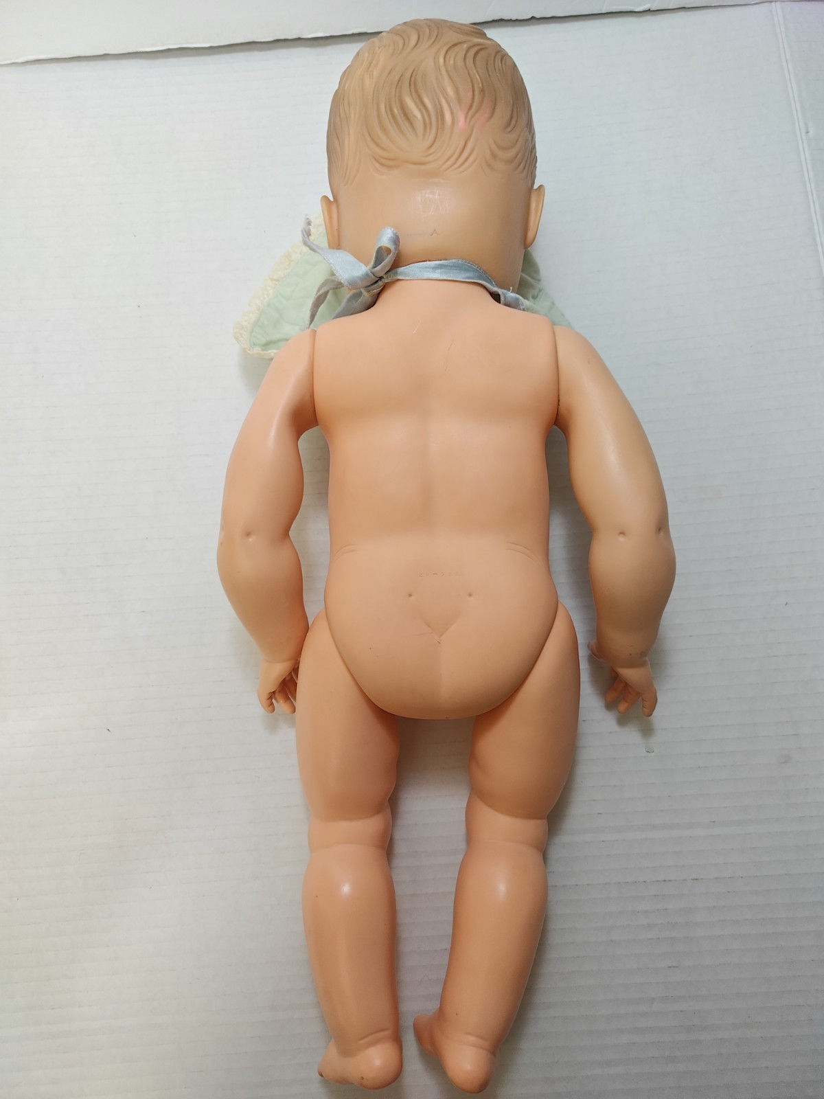 Vintage 1950’s Drink And Wet Blue Sleepy Eyes Brown Hair Baby Doll 19″