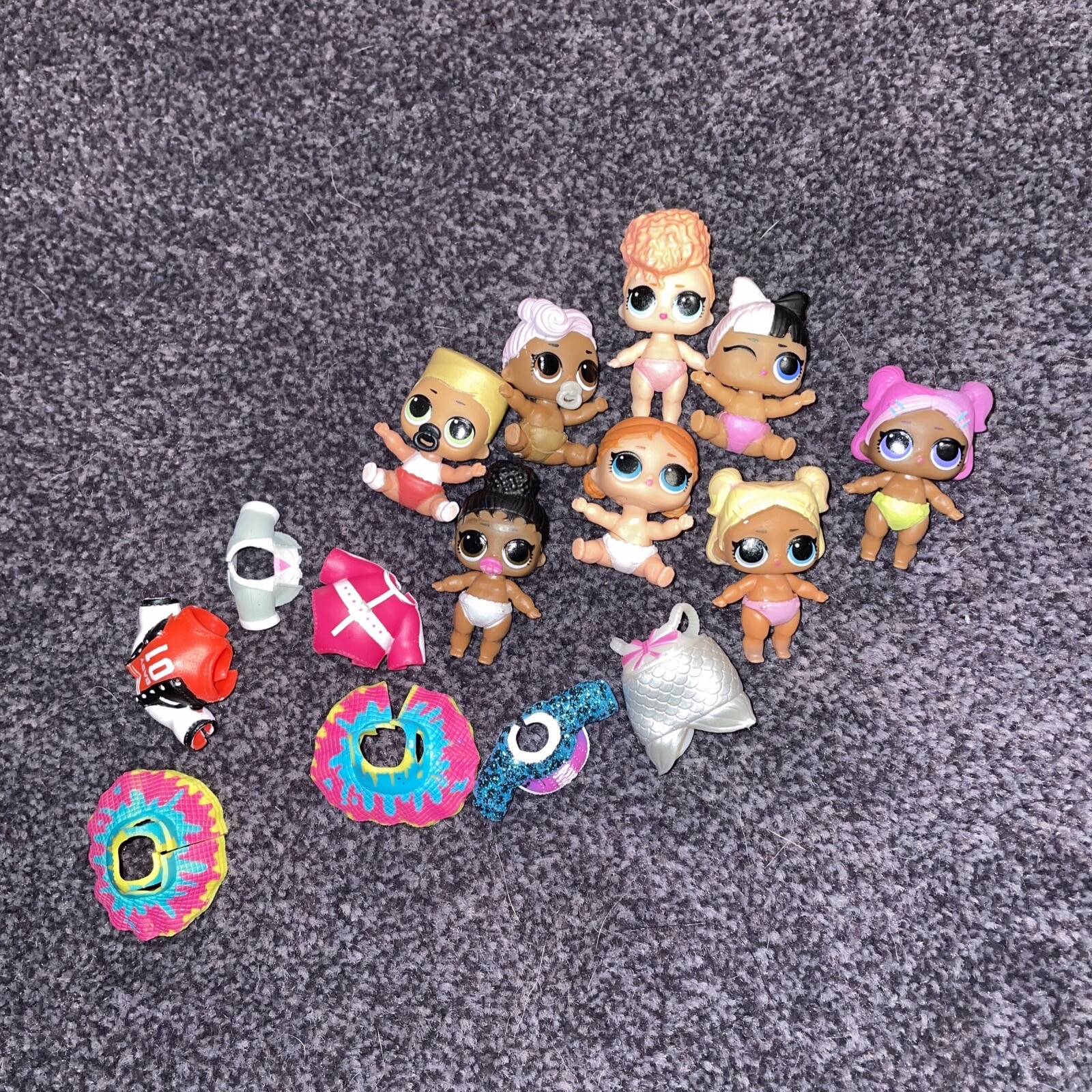 LOL Surprise Doll Mixed Lot Little Dolls Parts Clothes Small Babies