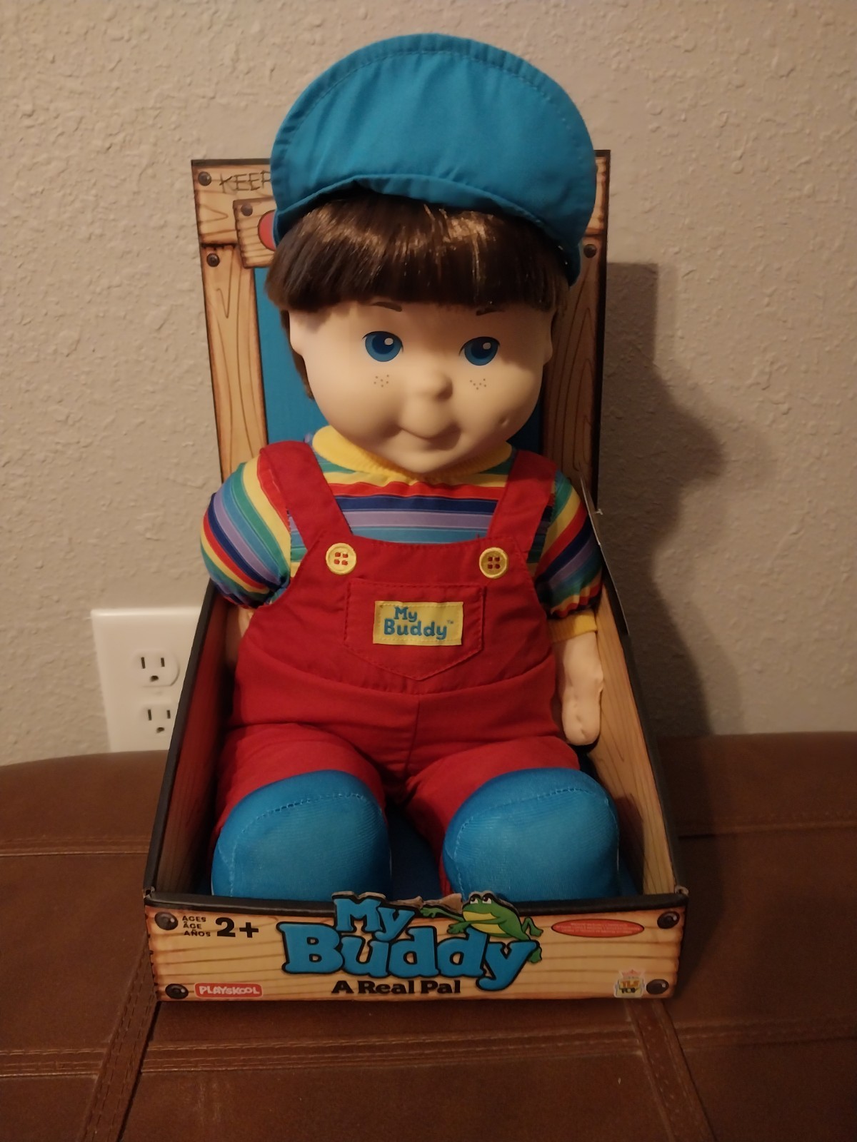 18″ MY BUDDY Retro Classic Plush Doll Removable Outfit & Cap Playskool NEW 2025