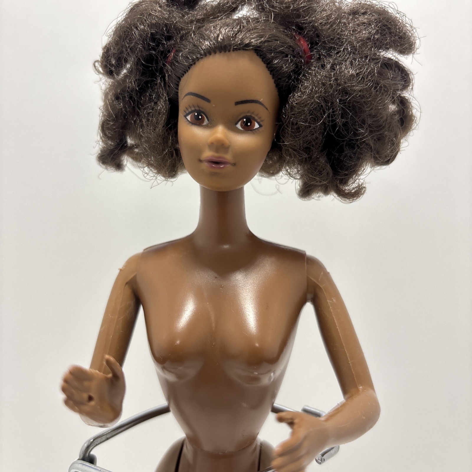 Vintage Magic Curl Barbie AA Black Doll 1981 Mattel 3989 Steffi Face
