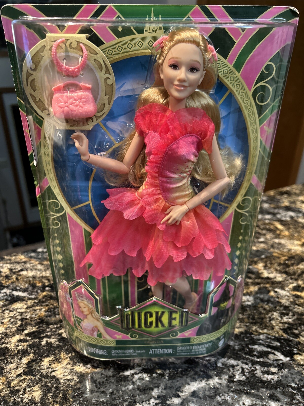 Wicked Universal Movie – Glinda Ballroom Fashion Doll – Mattel – New – In Stock