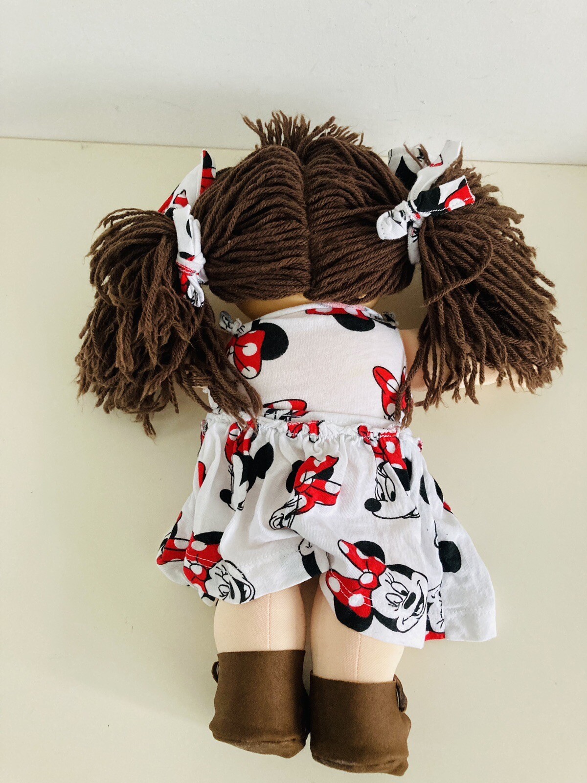 Cabbage Patch Doll Girl Xavier Roberts Brown Hair Blue Eyes