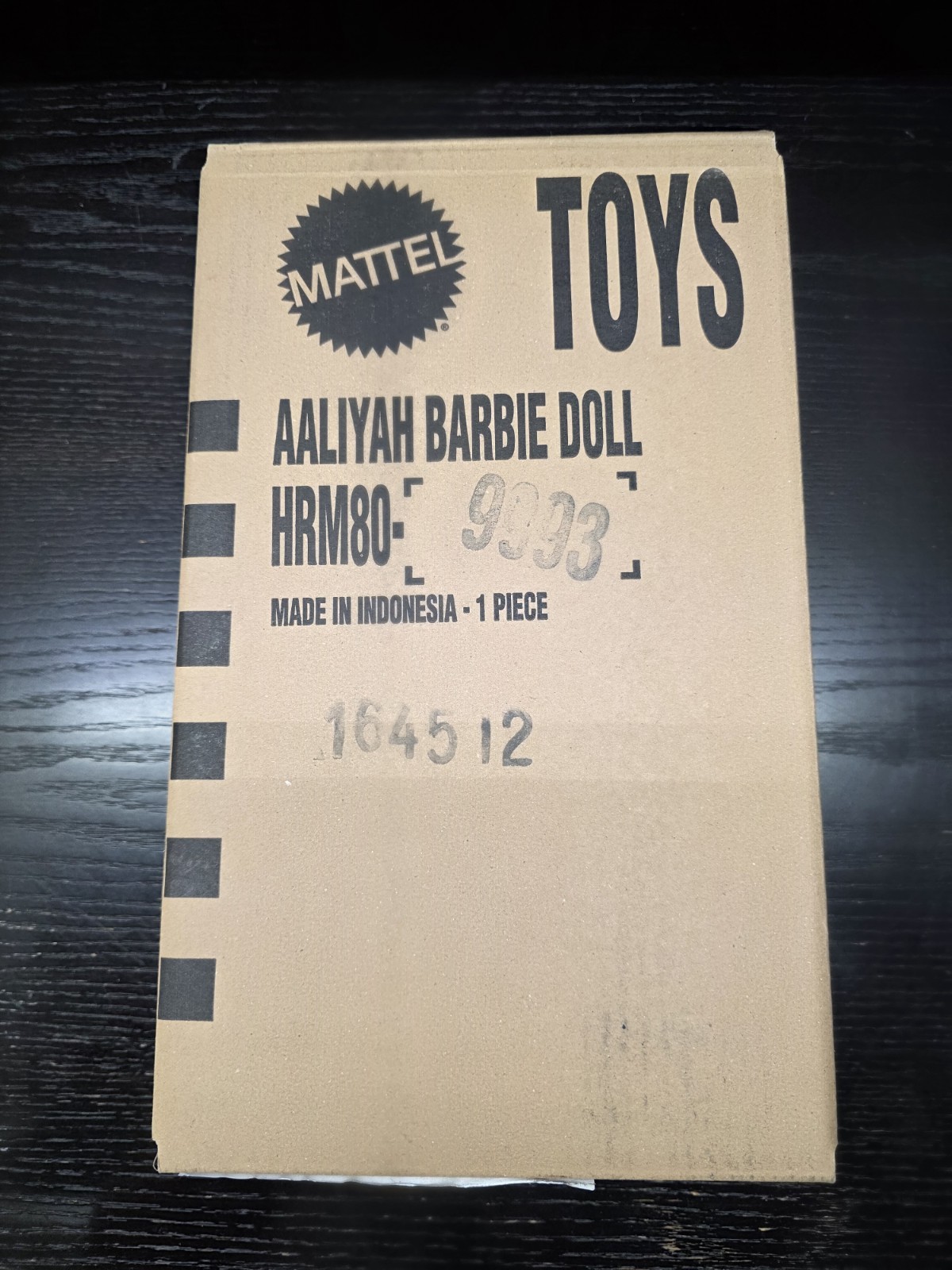Barbie Aaliyah Signature 11.5″ Doll HRM80 SHIPPER BOX ONLY