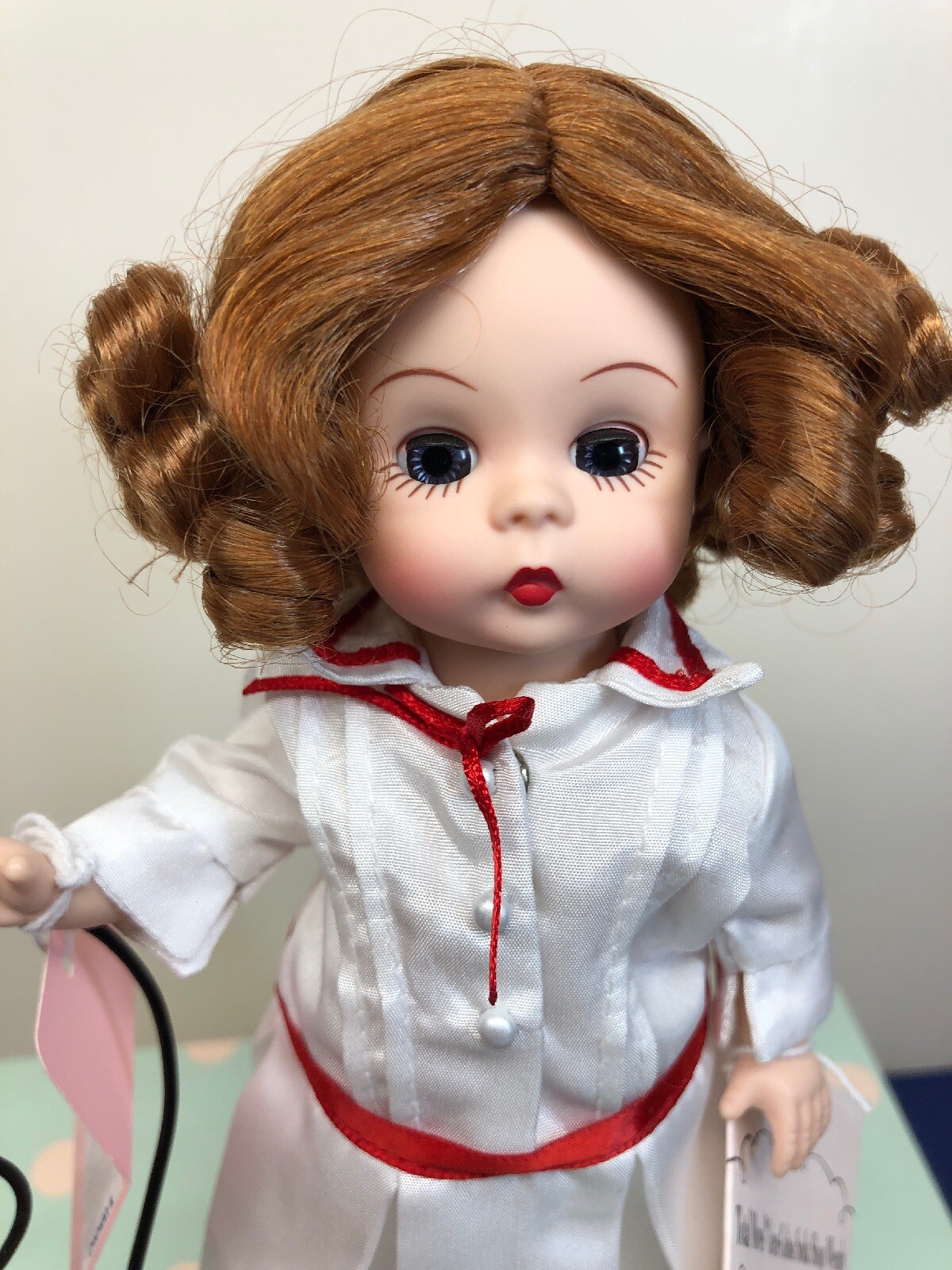 8″ Madame Alexander Doll “Total Moves Soda Ship Coca Cola” Redhead Mint With Box