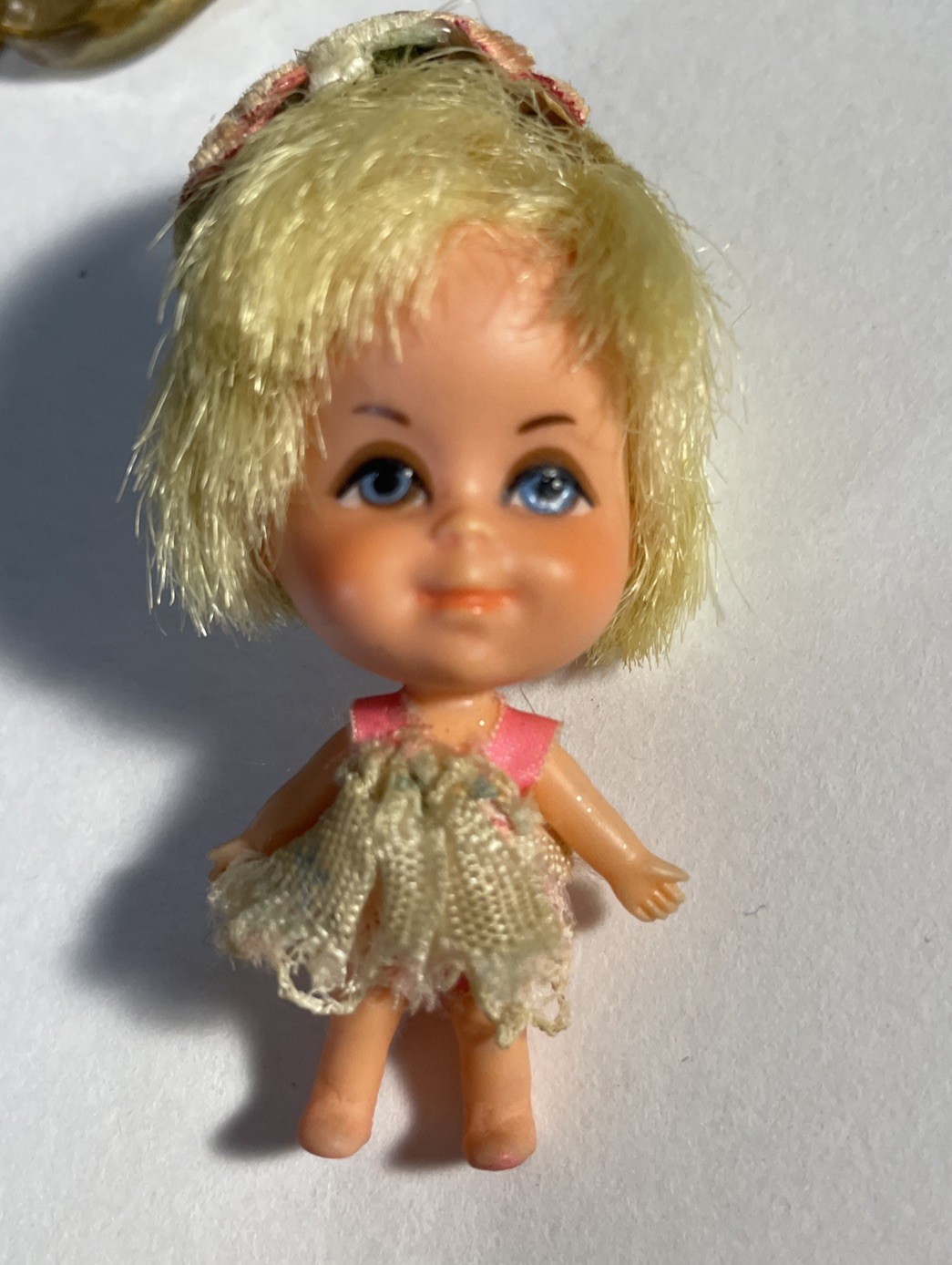 Vintage Mattel Liddle Kiddle Doll + Liddle Kiddles Booklet