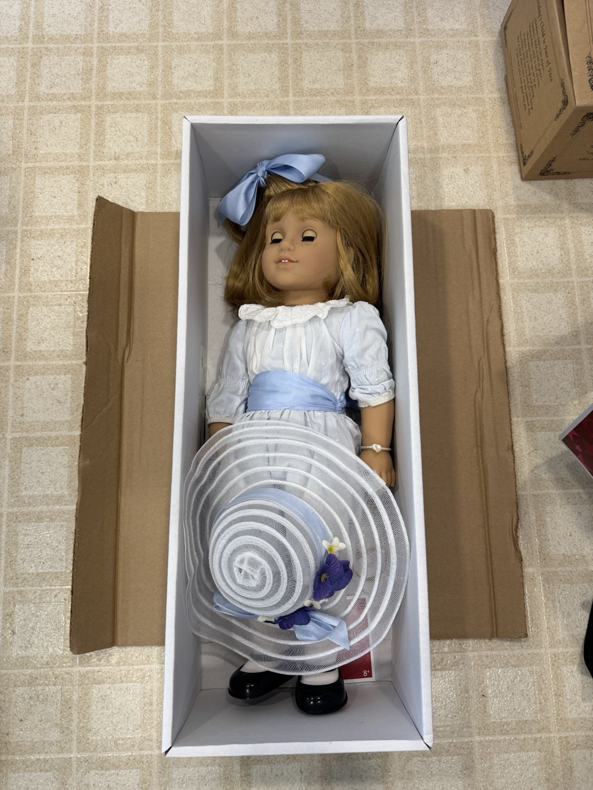 American Girl Nellie 18in Doll w/ Outfit, Accessories, Original Opened Box
