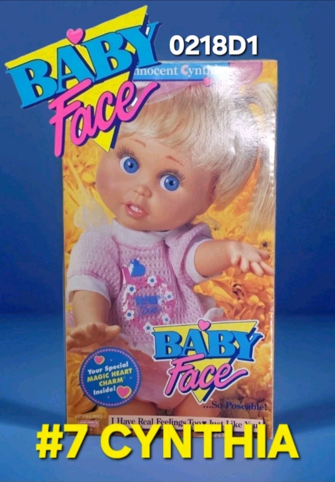#7 BABY FACE DOLL Galoob ? SO INNOCENT CYNTHIA NRFB New in Box LGTI