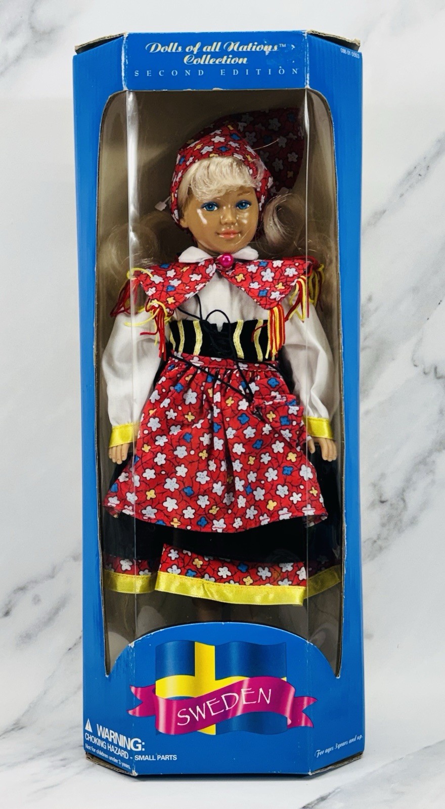 Unimax Dolls of All Nations Sweden Ingrid 12” Doll 1996 New in Box