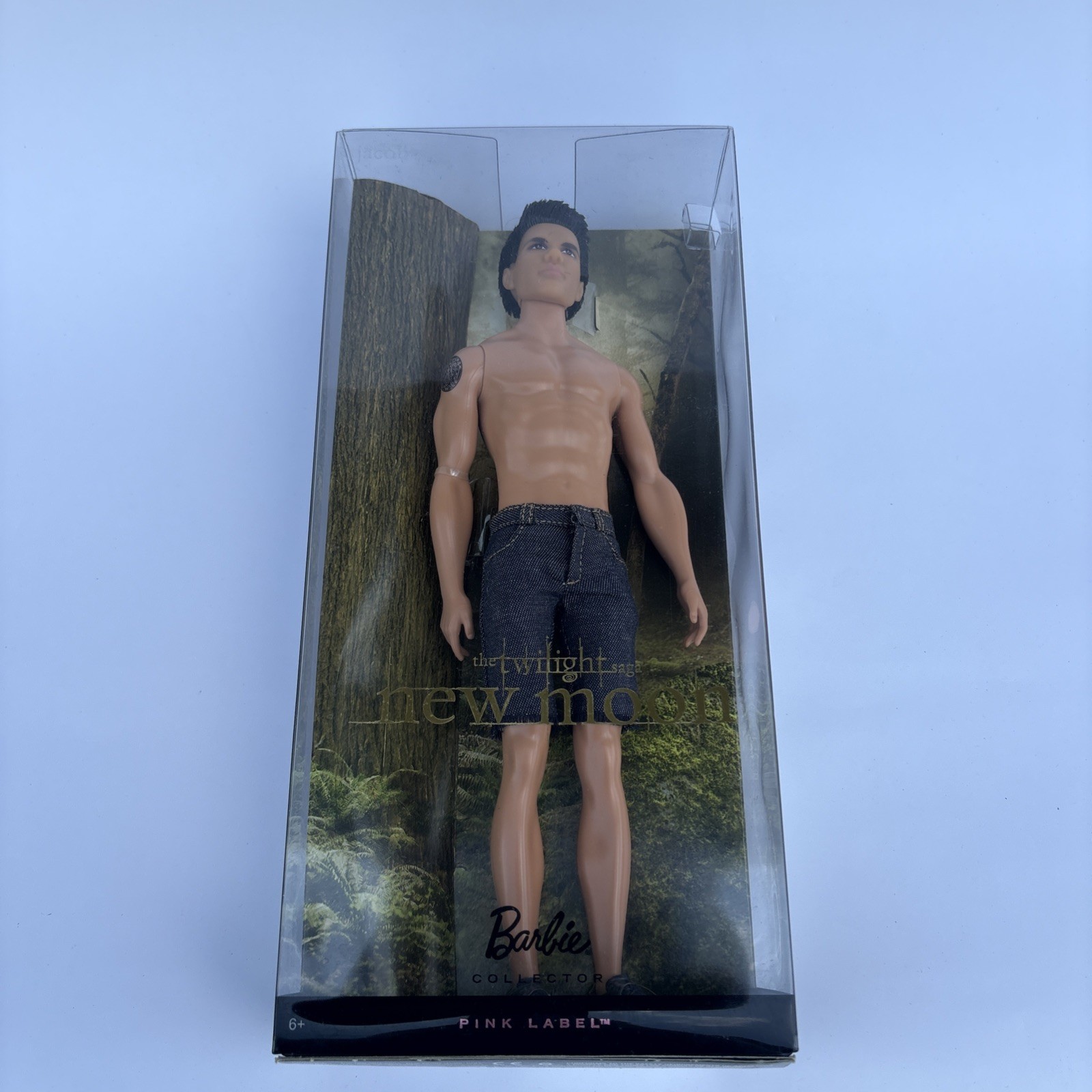 2009 Barbie Collector Pink Label Twilight Saga New Moon Jacob Black Doll New