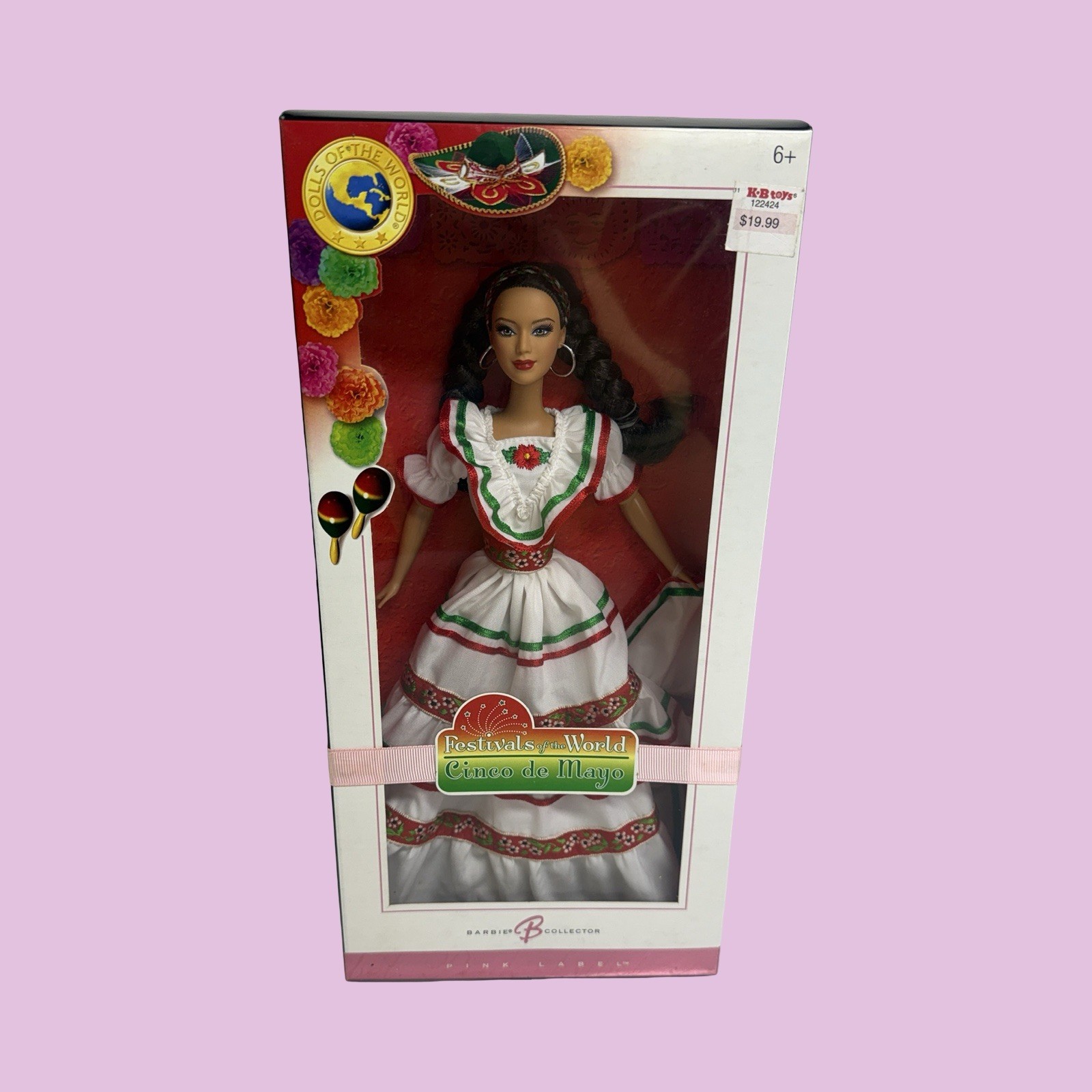 Barbie Cinco de Mayo Festivals of the World Barbie Pink Label Collector 2006