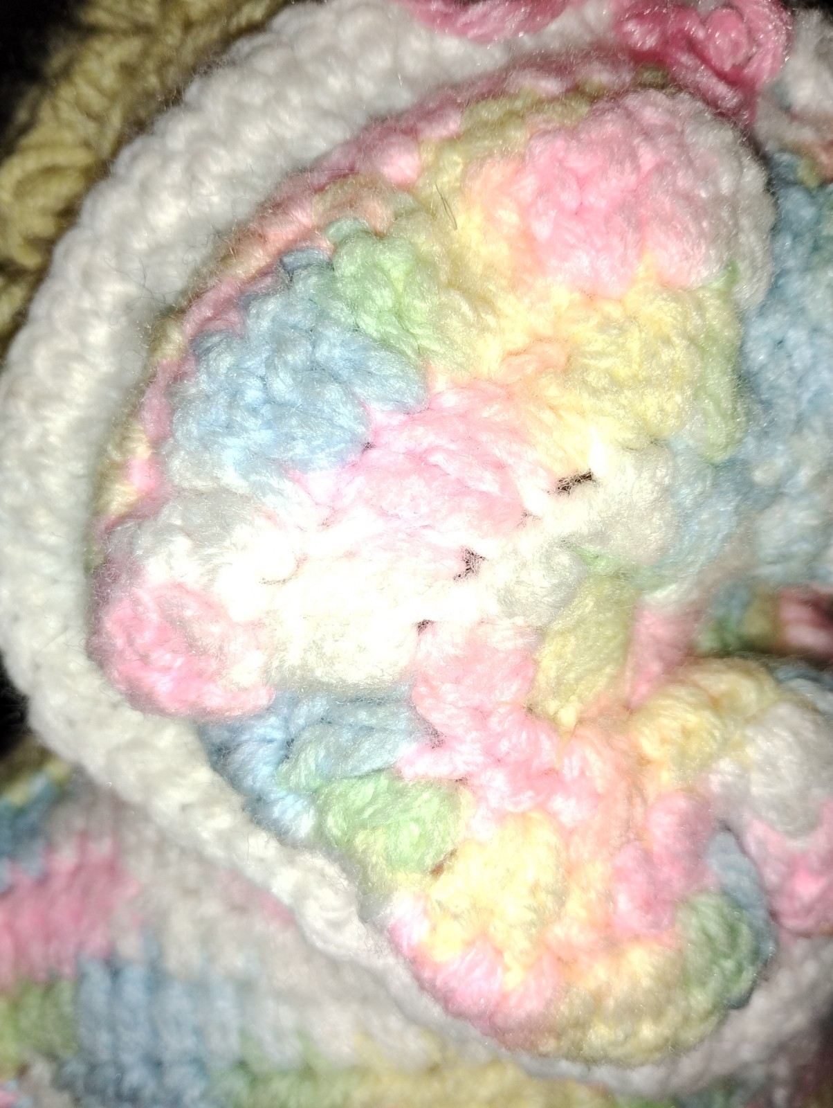 Vtg 1984 Martha Nelson Thomas The Original Doll Baby Doll Knit Crochet Outfit