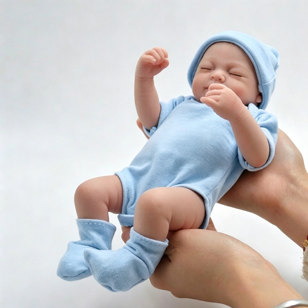 Full Body Vinyl Silicone Reborn Baby Dolls Realistic Newborn Girl Gift Washable