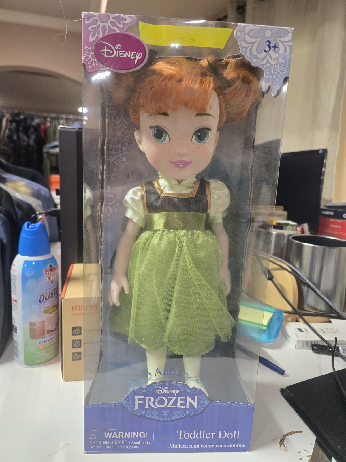 Disney Frozen ANNA Toddler Doll 16″ Age 3+ New