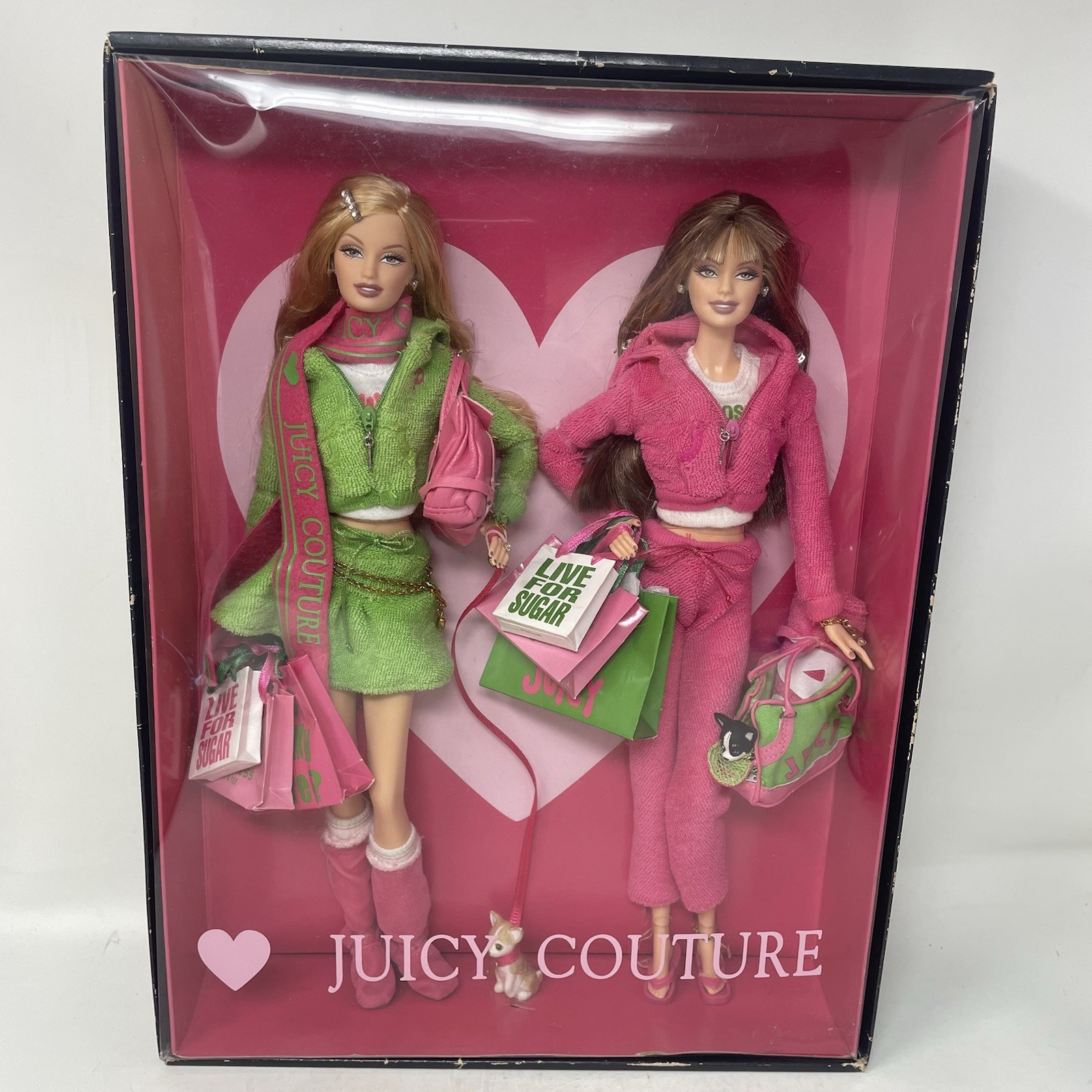 JUICY COUTURE BARBIE DOLL SET 2004 GOLD LABEL MATTEL G8079 NRFB