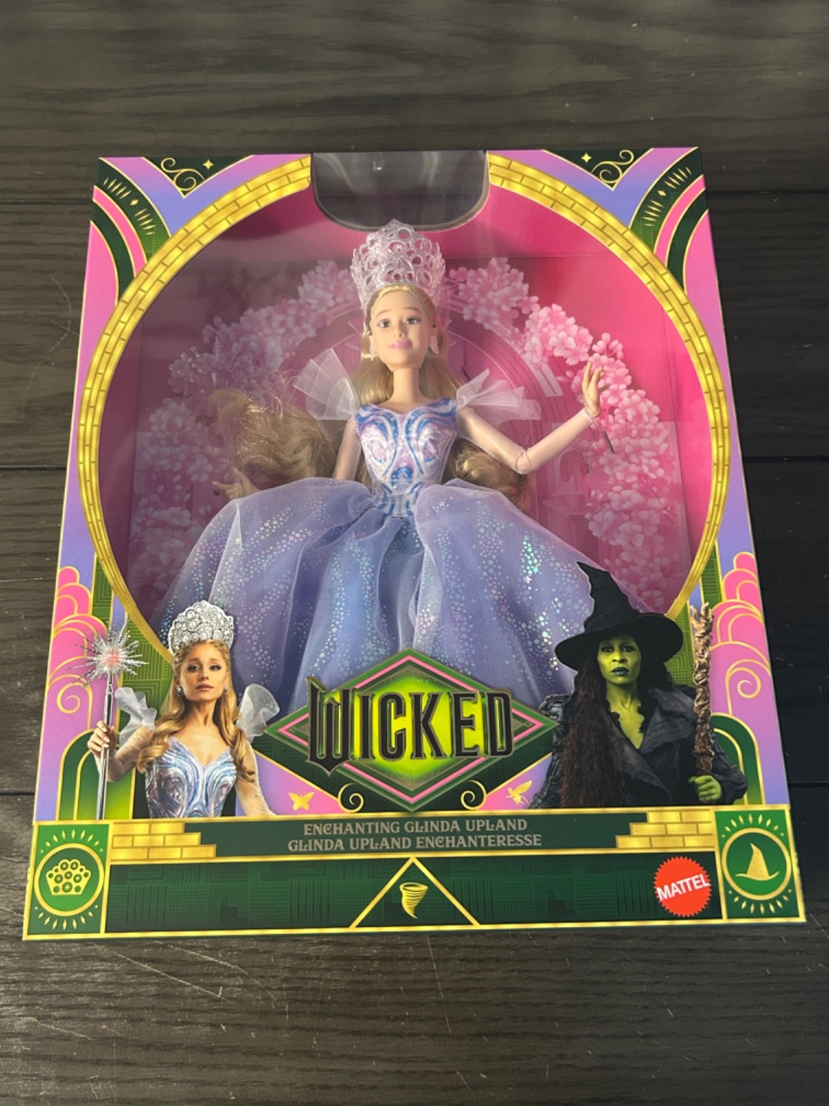 Wicked Enchanting Glinda Upland Doll Mattel New In Box Collector Edition JFM13