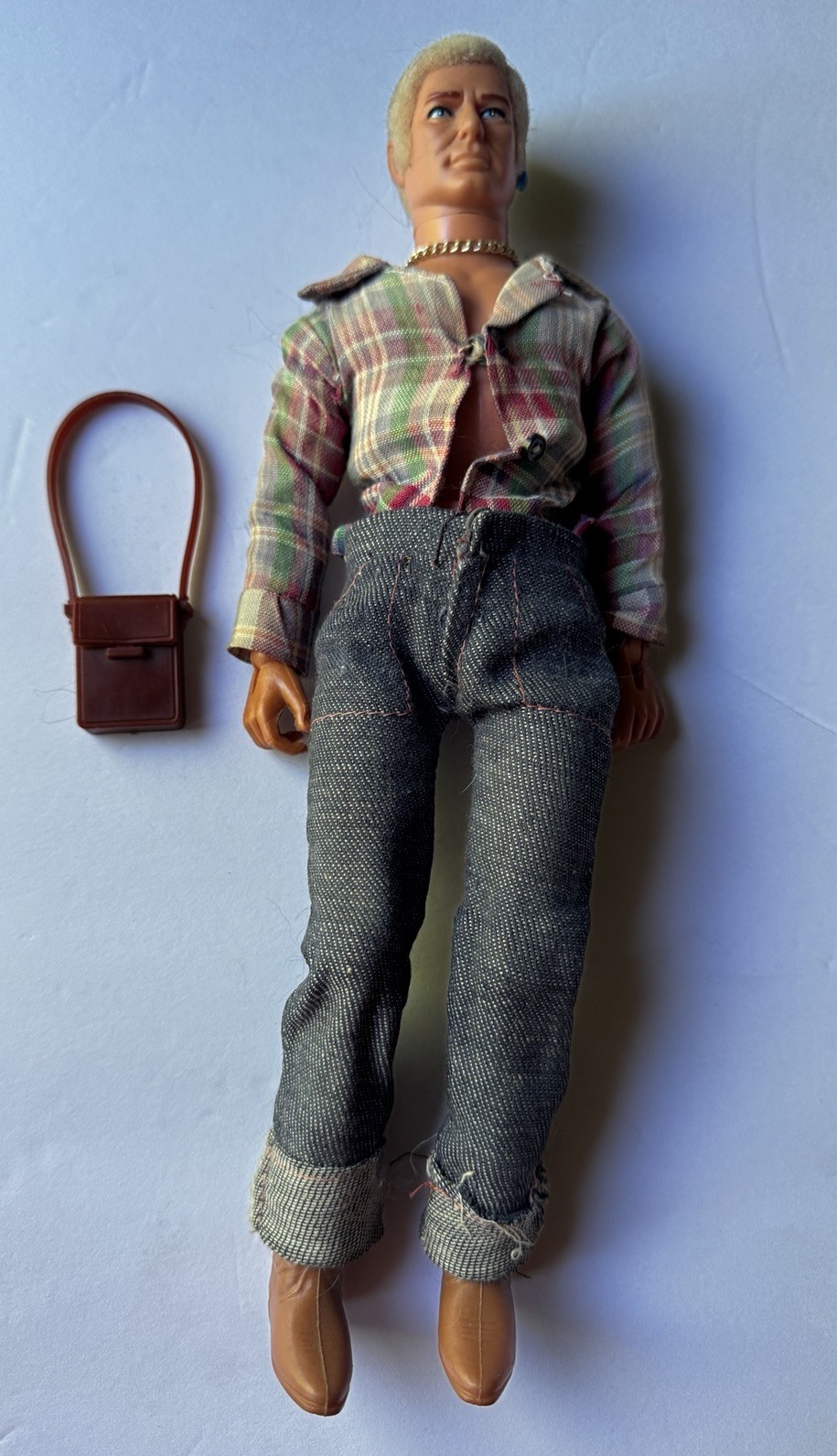 Vintage 1977 Gay Bob Doll Action Figure + Purse Anatomically Correct