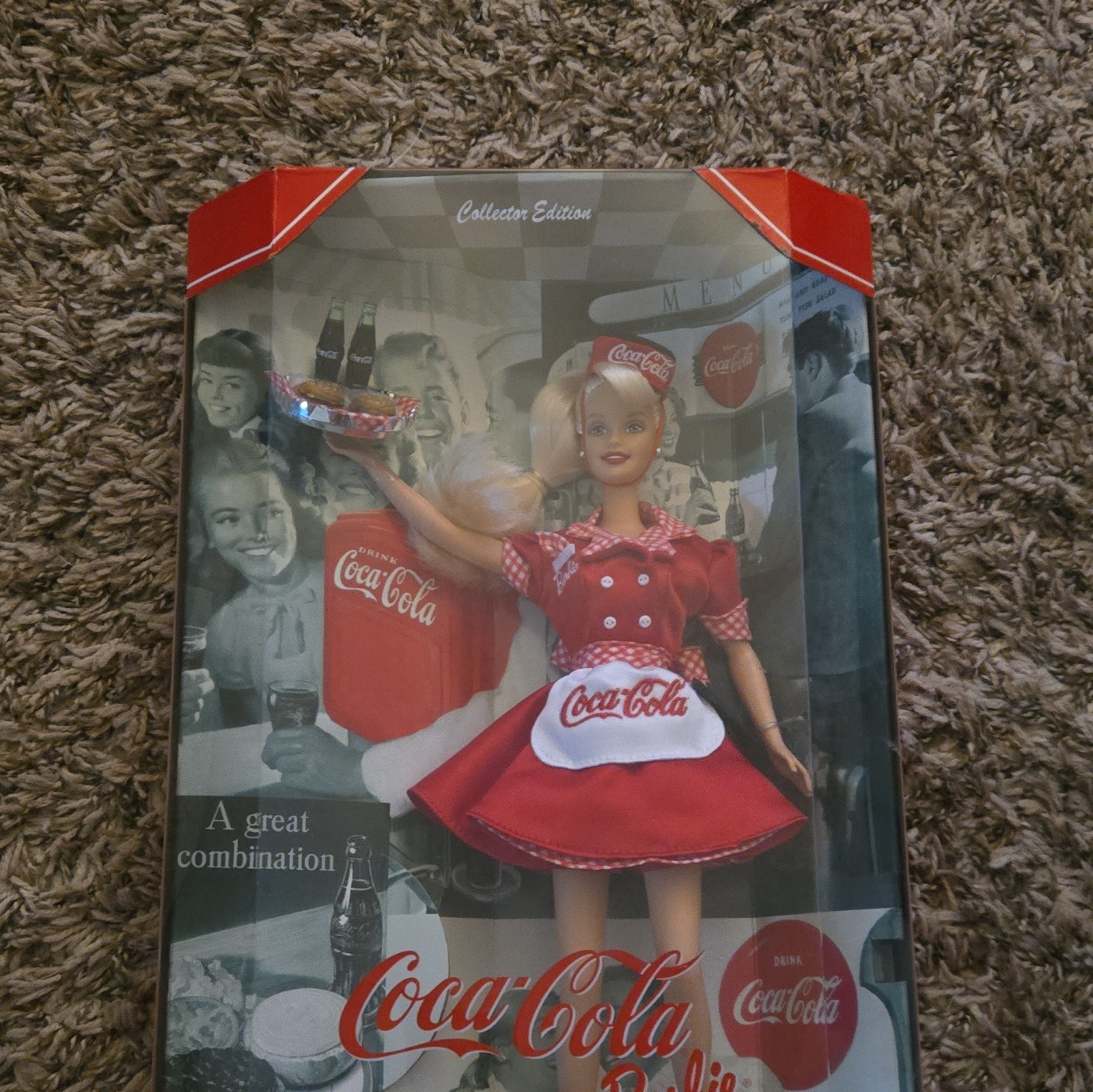 Barbie Coca-Cola Collector Edition Fashion Doll 12″ 1996 in Unopened Box
