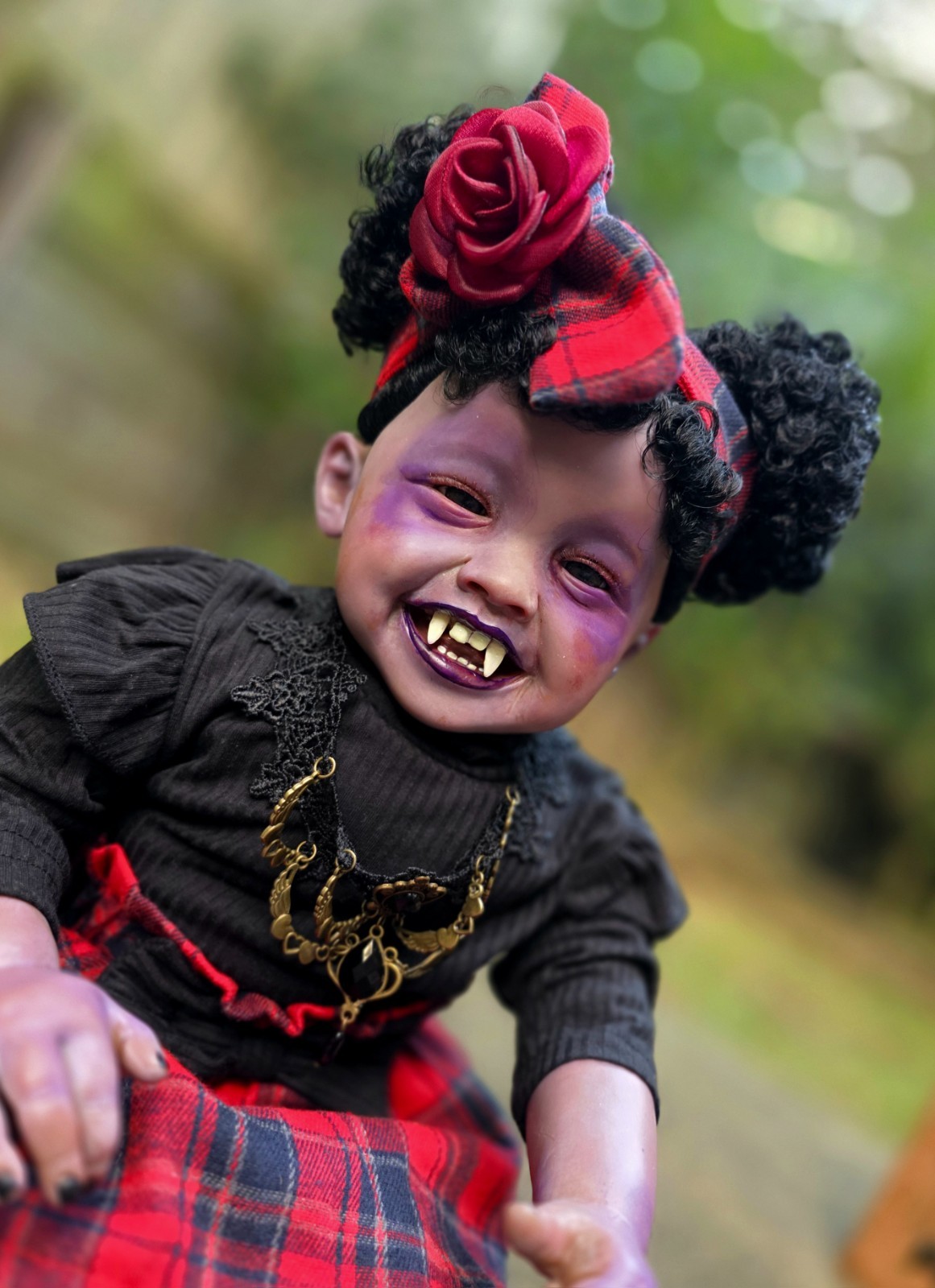 OOAK Reborn Vampire Baby Morvena Moonbite 27inch – 70 cm