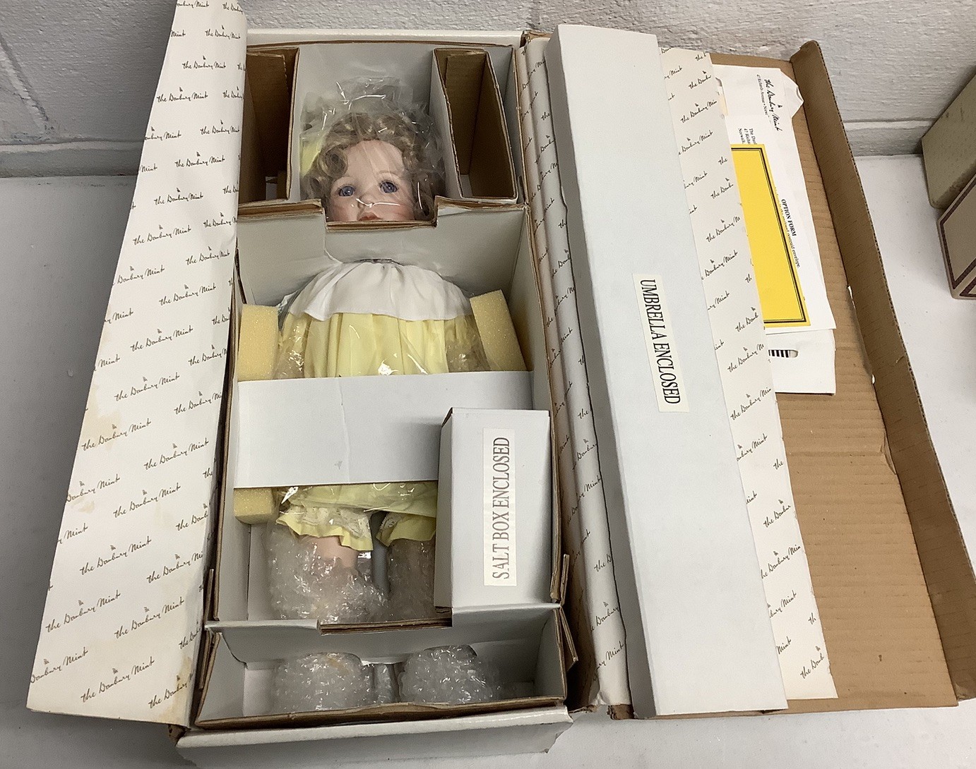 MORTON SALT UMBRELLA GIRL by The Danbury Mint